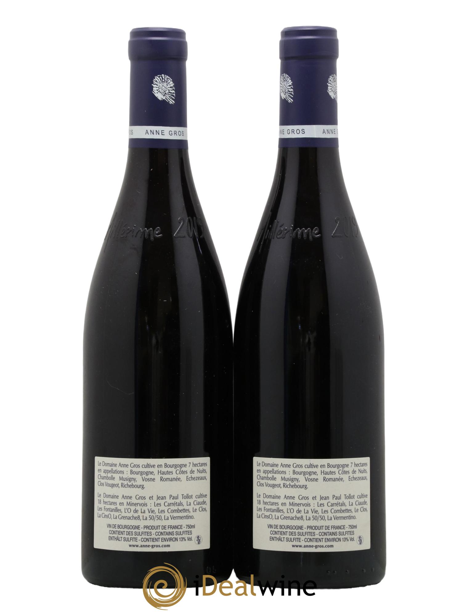 Chambolle-Musigny La Combe d'Orveau Anne Gros 2019 - Lot de 2 bouteilles - 1