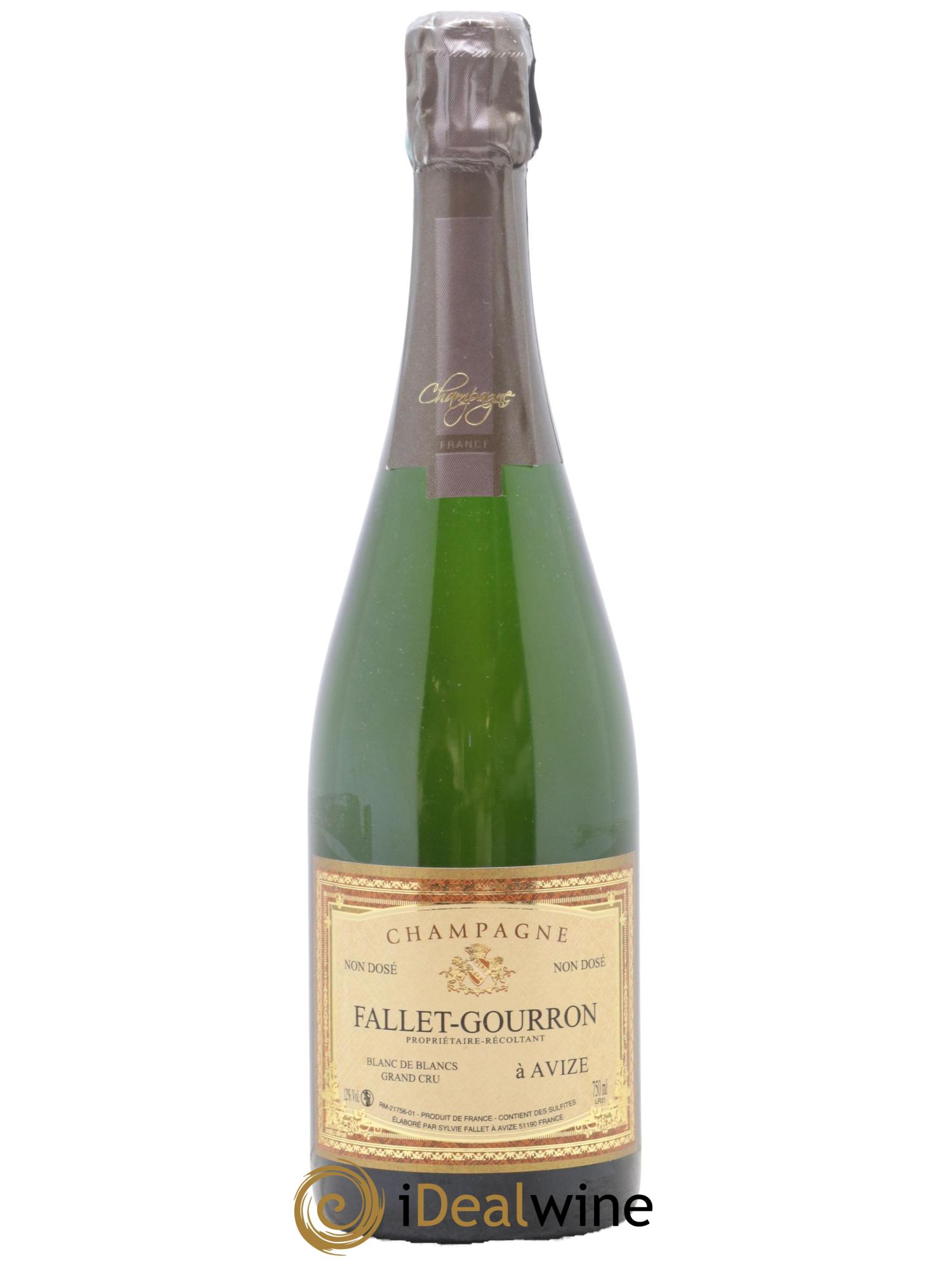 Champagne Grand Cru Blanc de Blancs Non dosé Fallet-Gourron - Lot of 1 bottle - 0