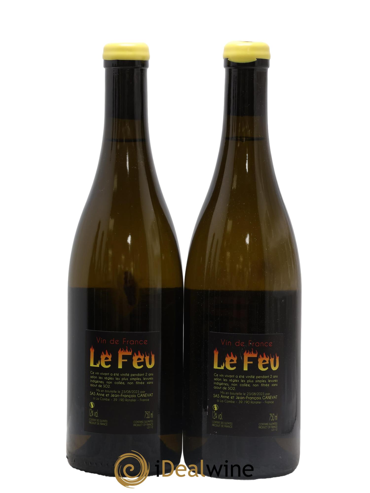 Vin de France Le Feu Anne et Jean François Ganevat - Posten von 2 Flaschen - 1