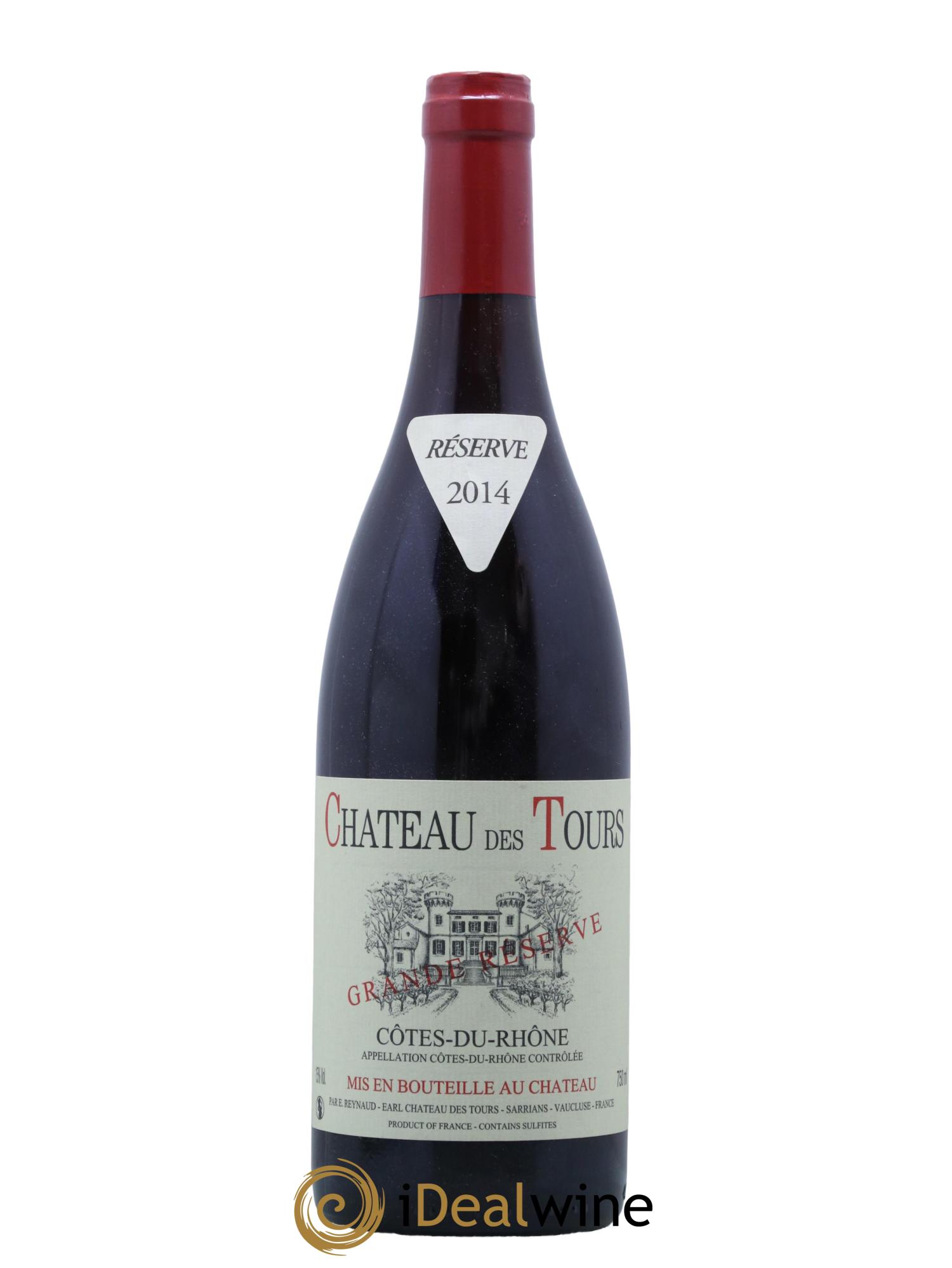 Côtes-du-Rhône Château des Tours Grande Réserve Emmanuel Reynaud 2014 - Lot de 1 bouteille - 0
