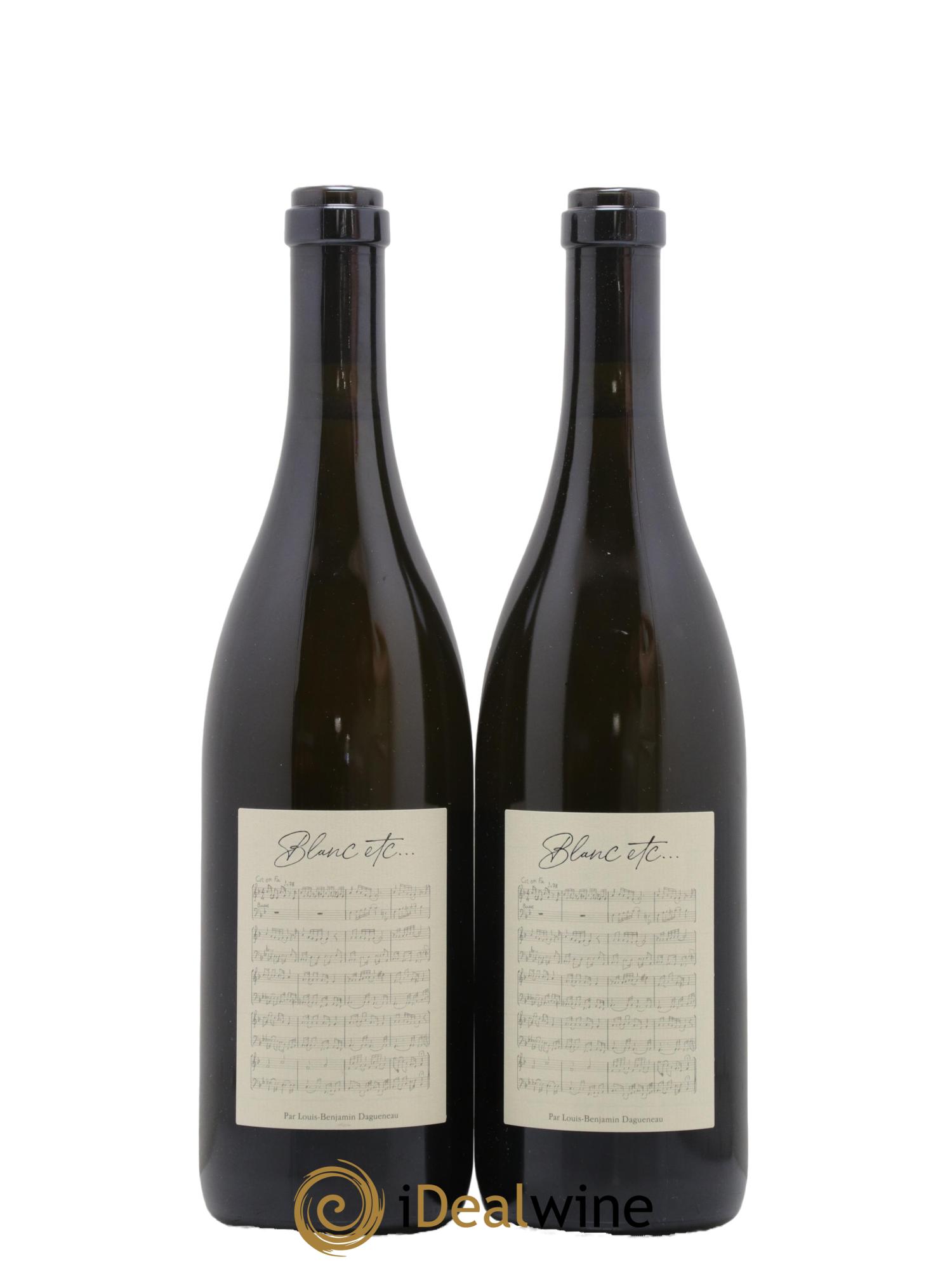Vin de France Blanc Etc Dagueneau (Domaine Didier - Louis-Benjamin) 2019 - Lot de 2 bouteilles - 0