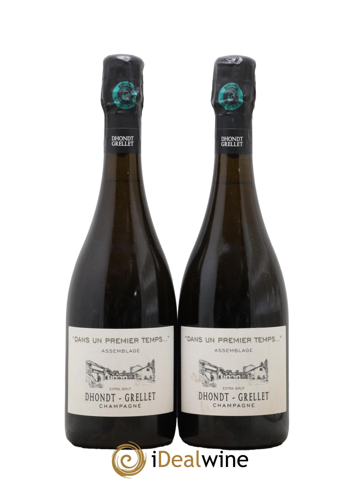 Dans un premier temps... Extra-Brut Dhondt Grellet - Lot of 2 bottles - 0