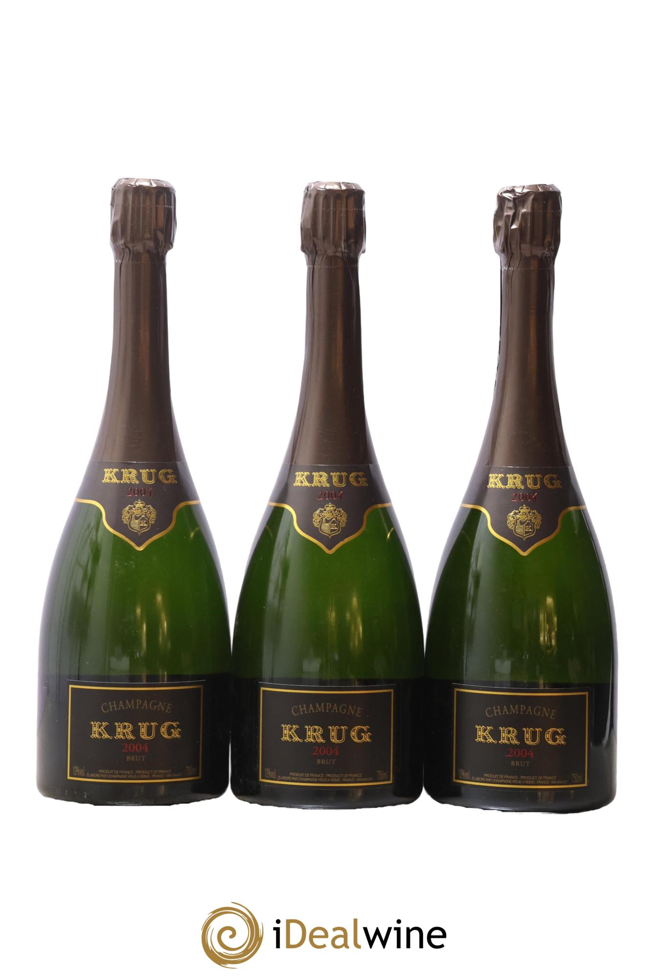 Vintage Krug 2004 - Posten von 3 Flaschen - 1