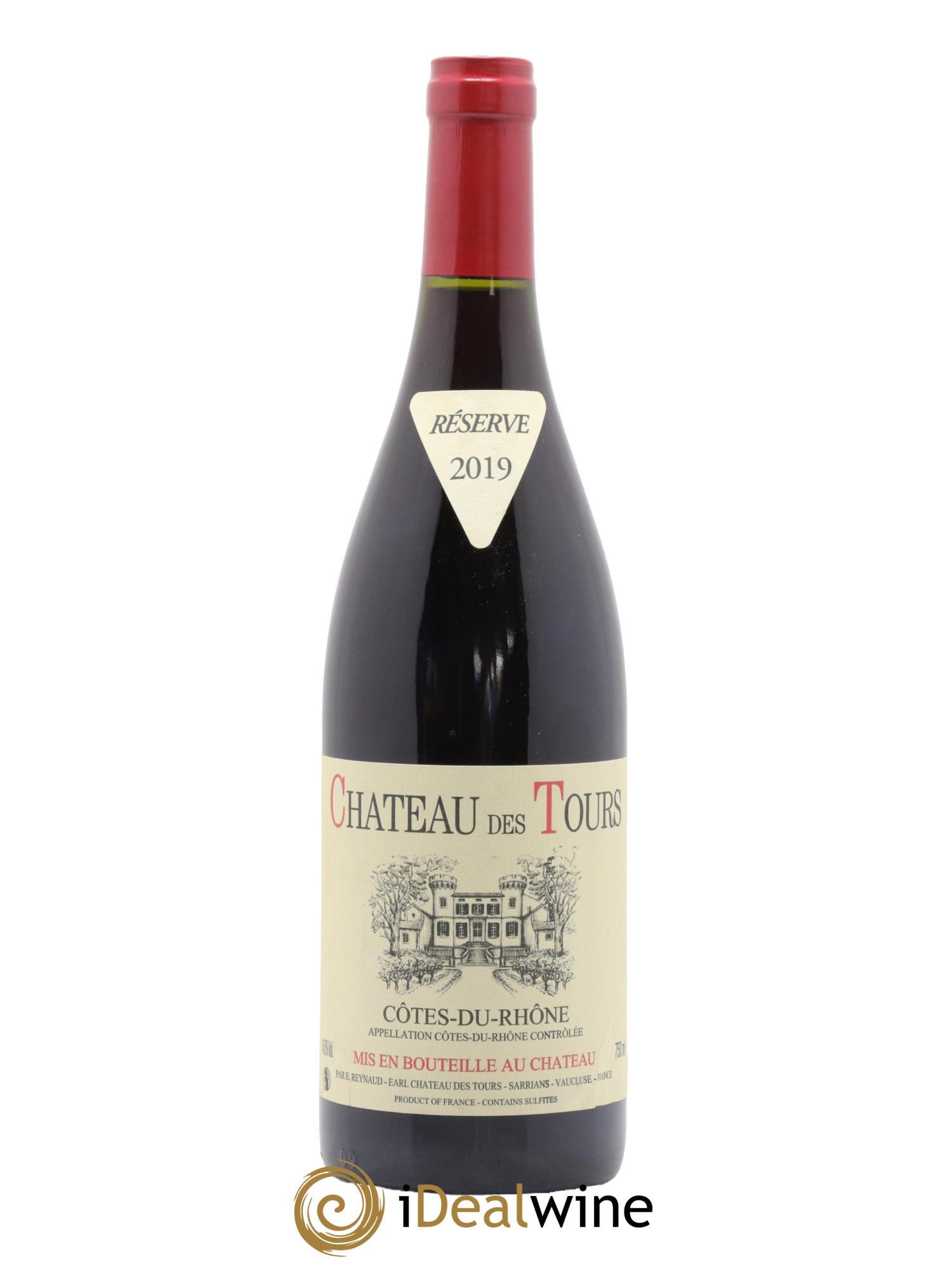 Côtes-du-Rhône Château des Tours Emmanuel Reynaud 2019 - Lot de 1 bouteille - 0