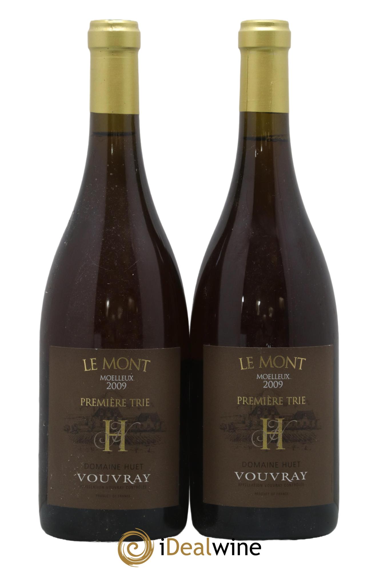 Vouvray Le Mont Moelleux 1ère Trie Domaine Huet 2009 - Lot de 2 bouteilles - 0