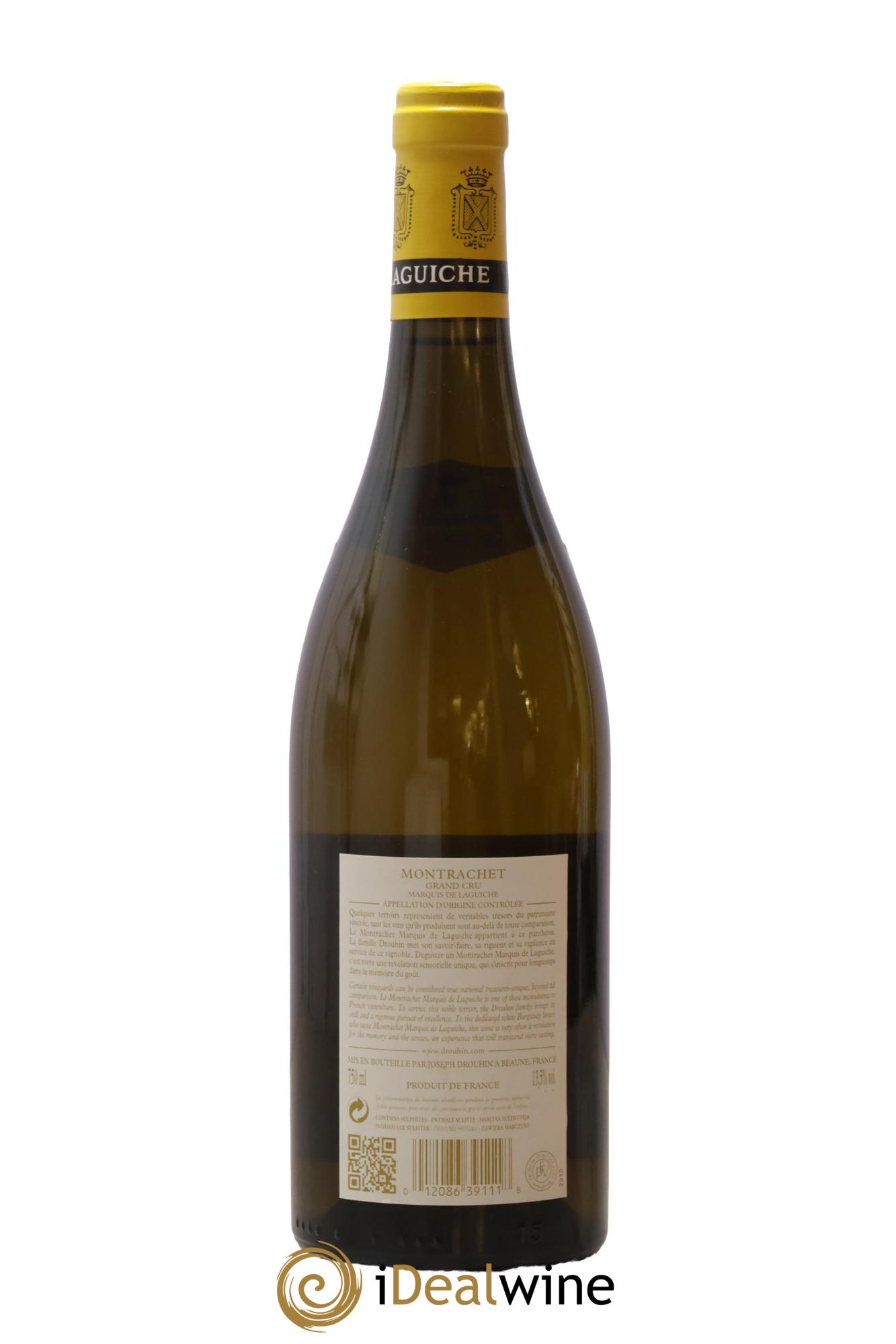 Montrachet Grand Cru Marquis de Laguiche Joseph Drouhin 2015 - Lot of 1 bottle - 1