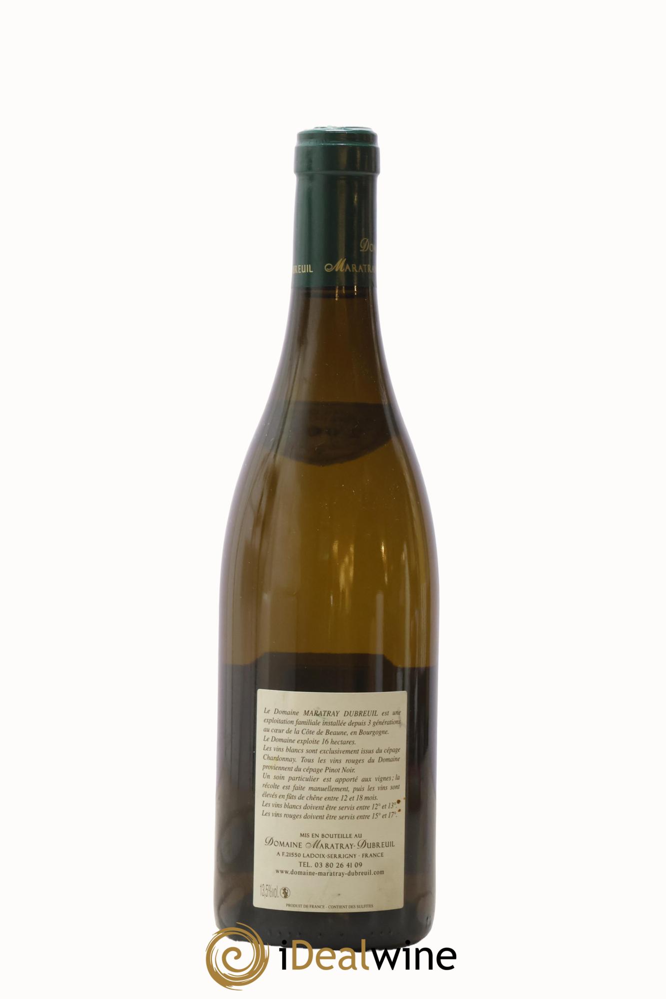 Corton-Charlemagne Grand Cru Maratray-Dubreuil 2008 - Lotto di 1 bottiglia - 1