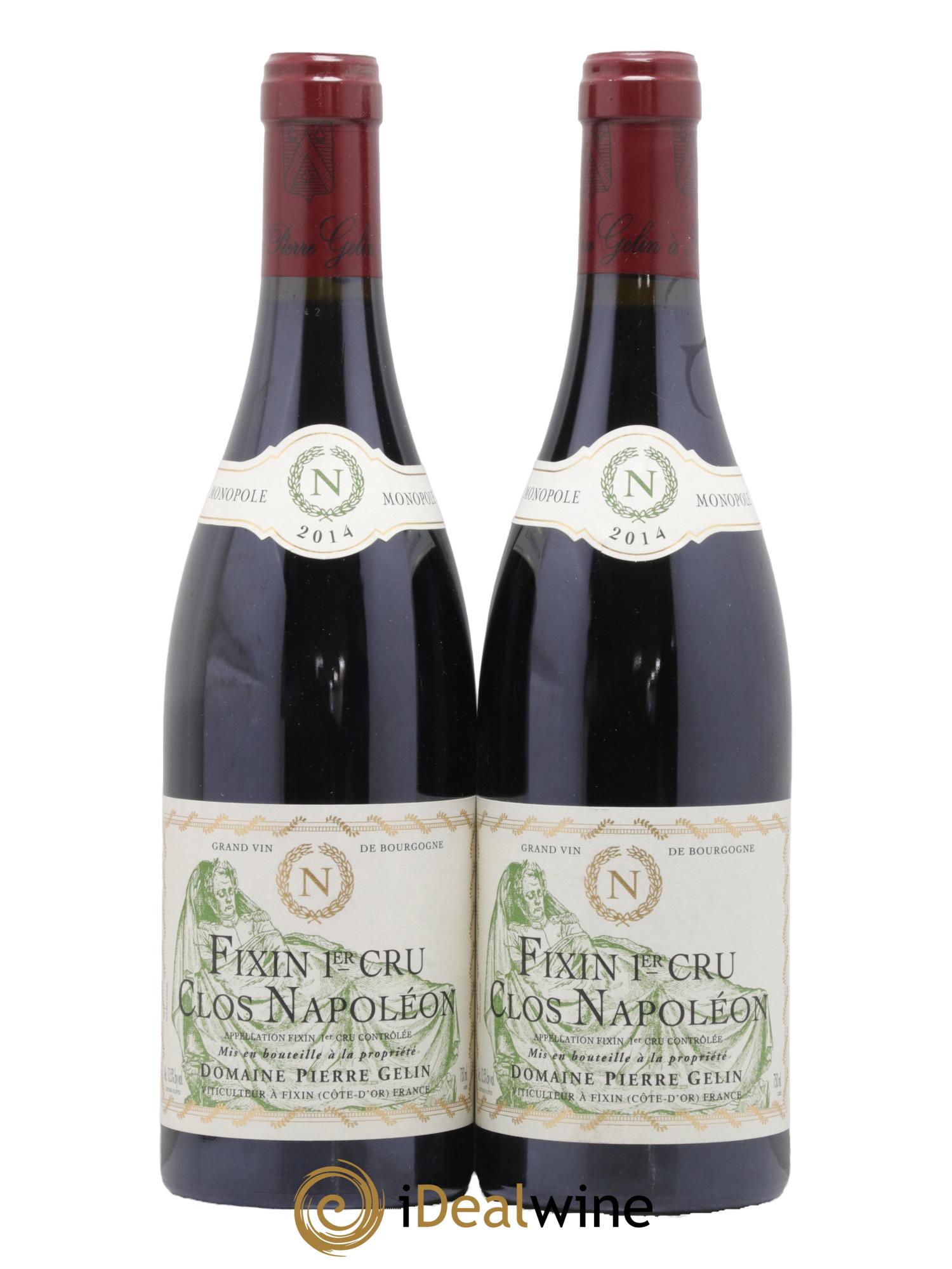 Fixin 1er Cru Clos Napoléon Domaine Pierre Gelin 2014 - Lot de 2 bouteilles - 0