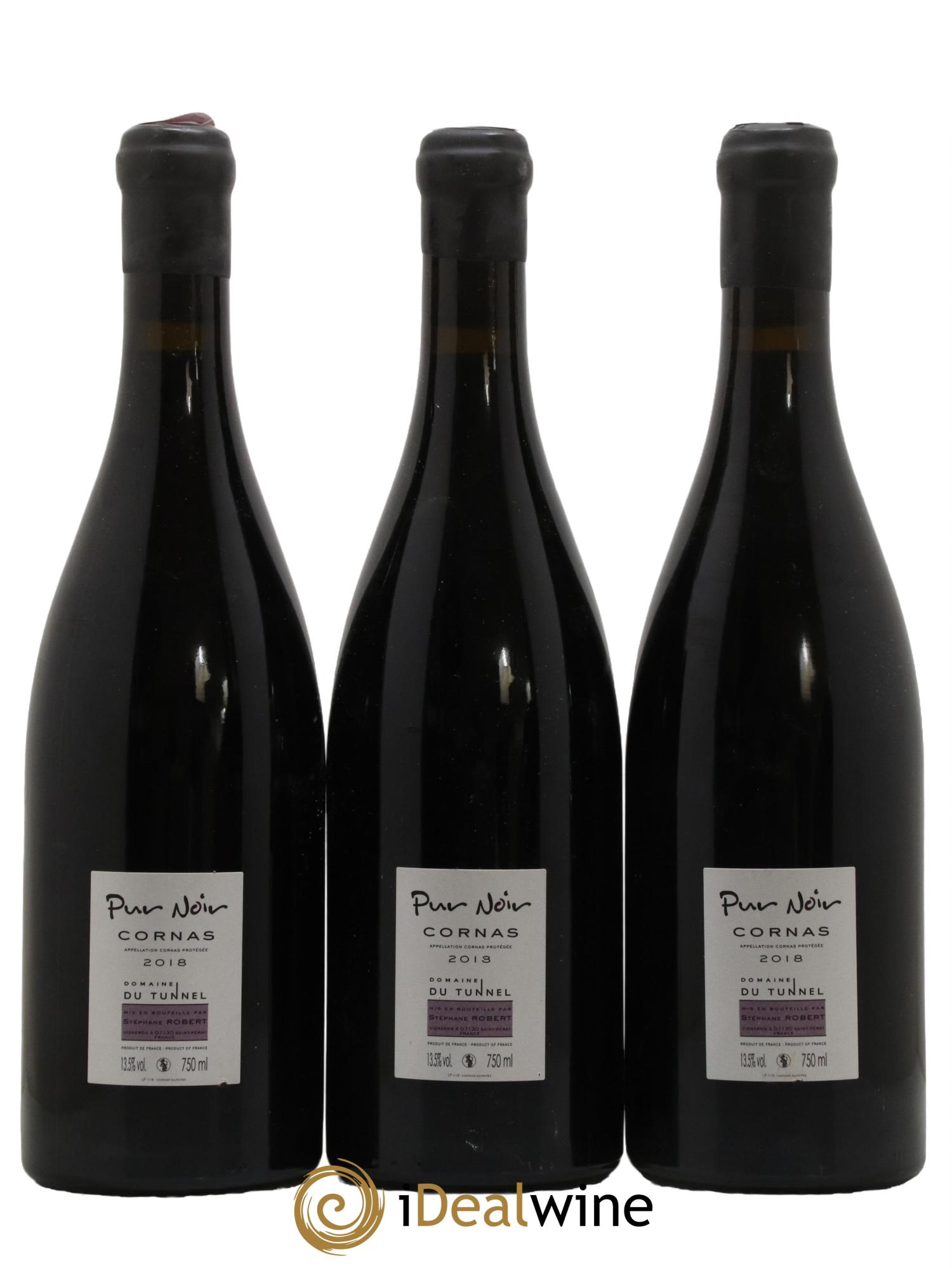 Cornas Pur Noir Tunnel (Domaine du) 2018 - Posten von 3 Flaschen - 1