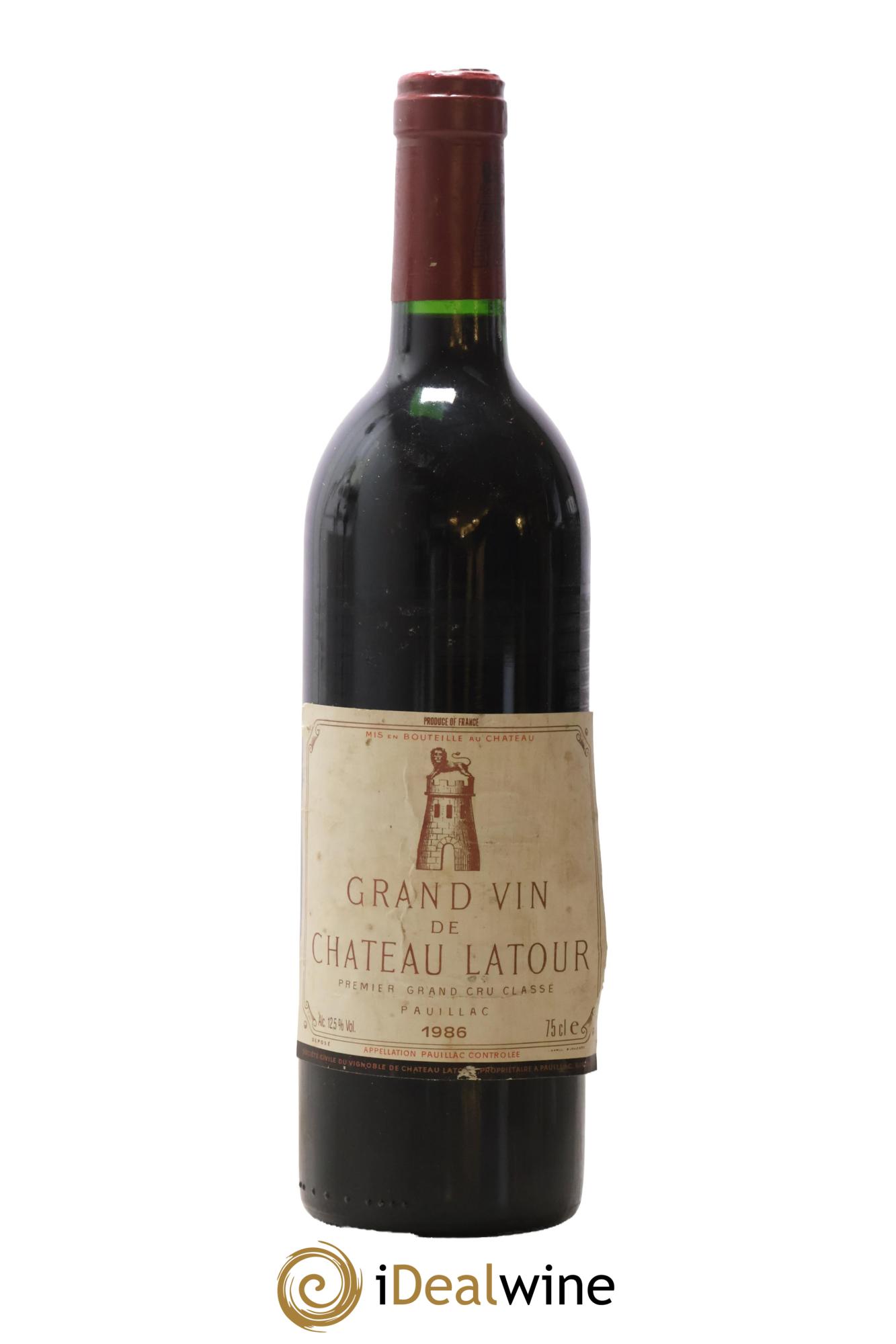 Château Latour 1er Grand Cru Classé 1986 - Lot of 1 bottle - 0