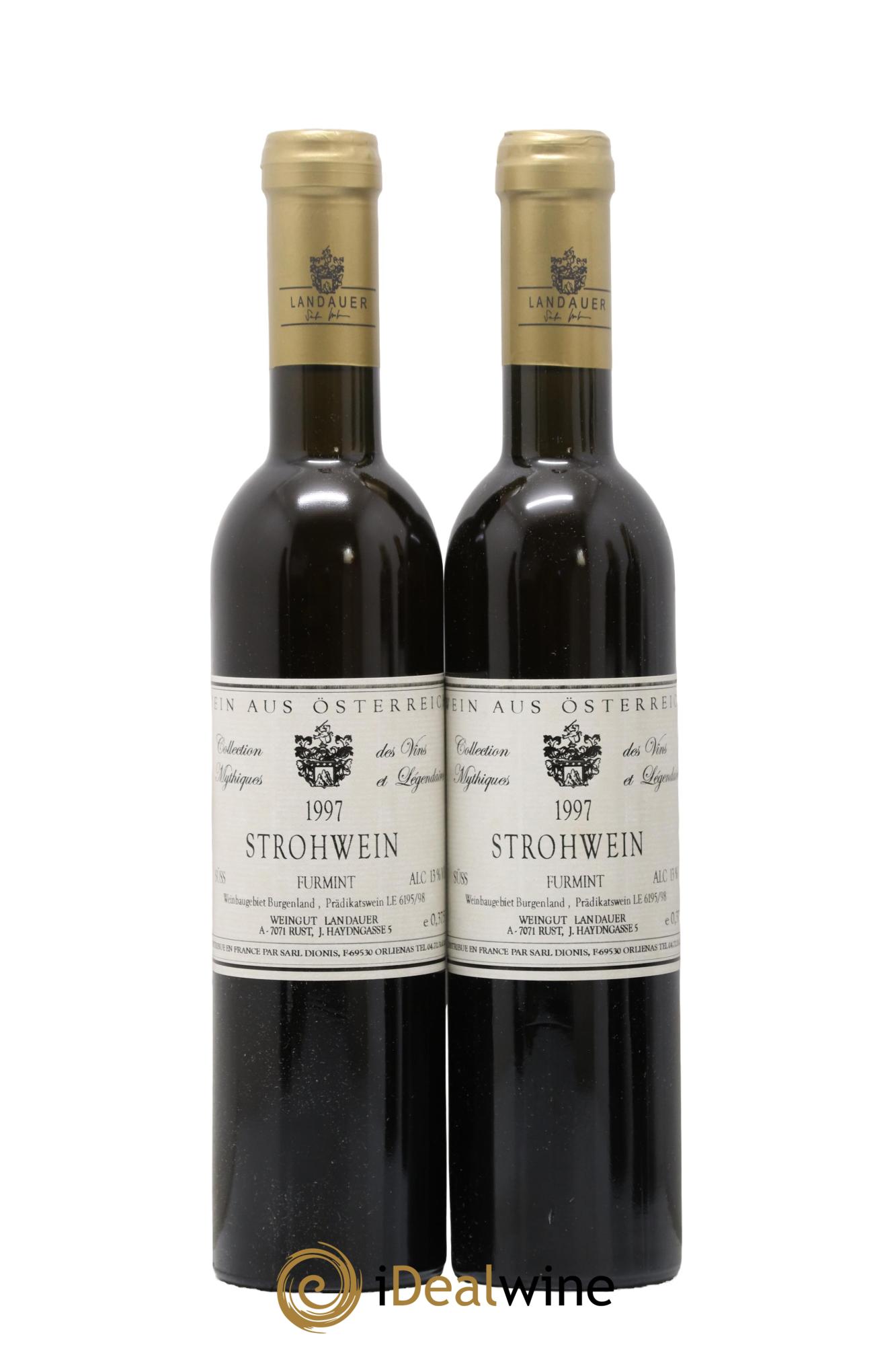 Autriche Strohwein Furmint Collection Mythiques 1997 - Lotto di 2 mezze bottiglie - 0