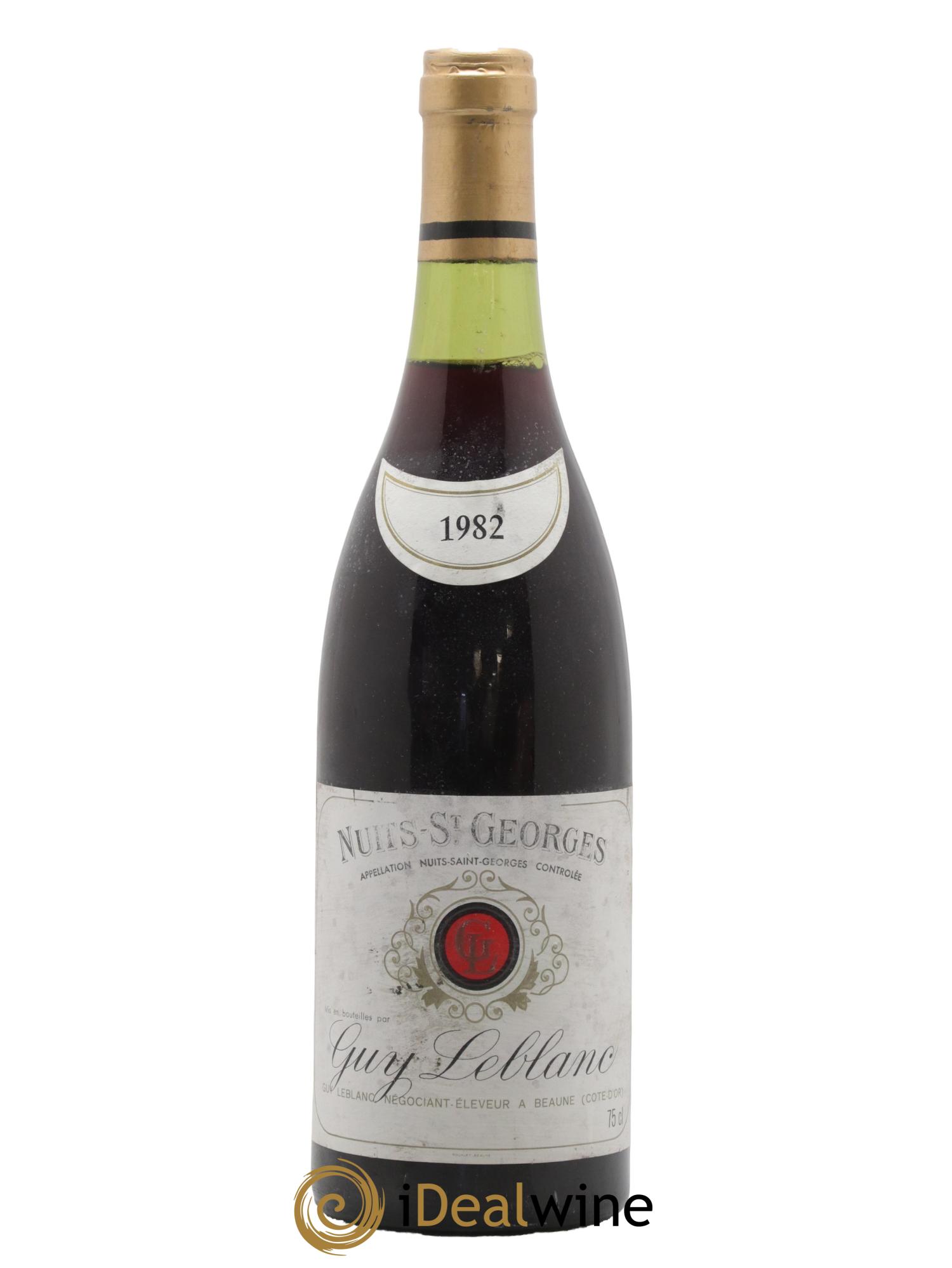 Nuits-Saint-Georges Domaine Guy Leblanc 1982 - Lot de 1 bouteille - 0