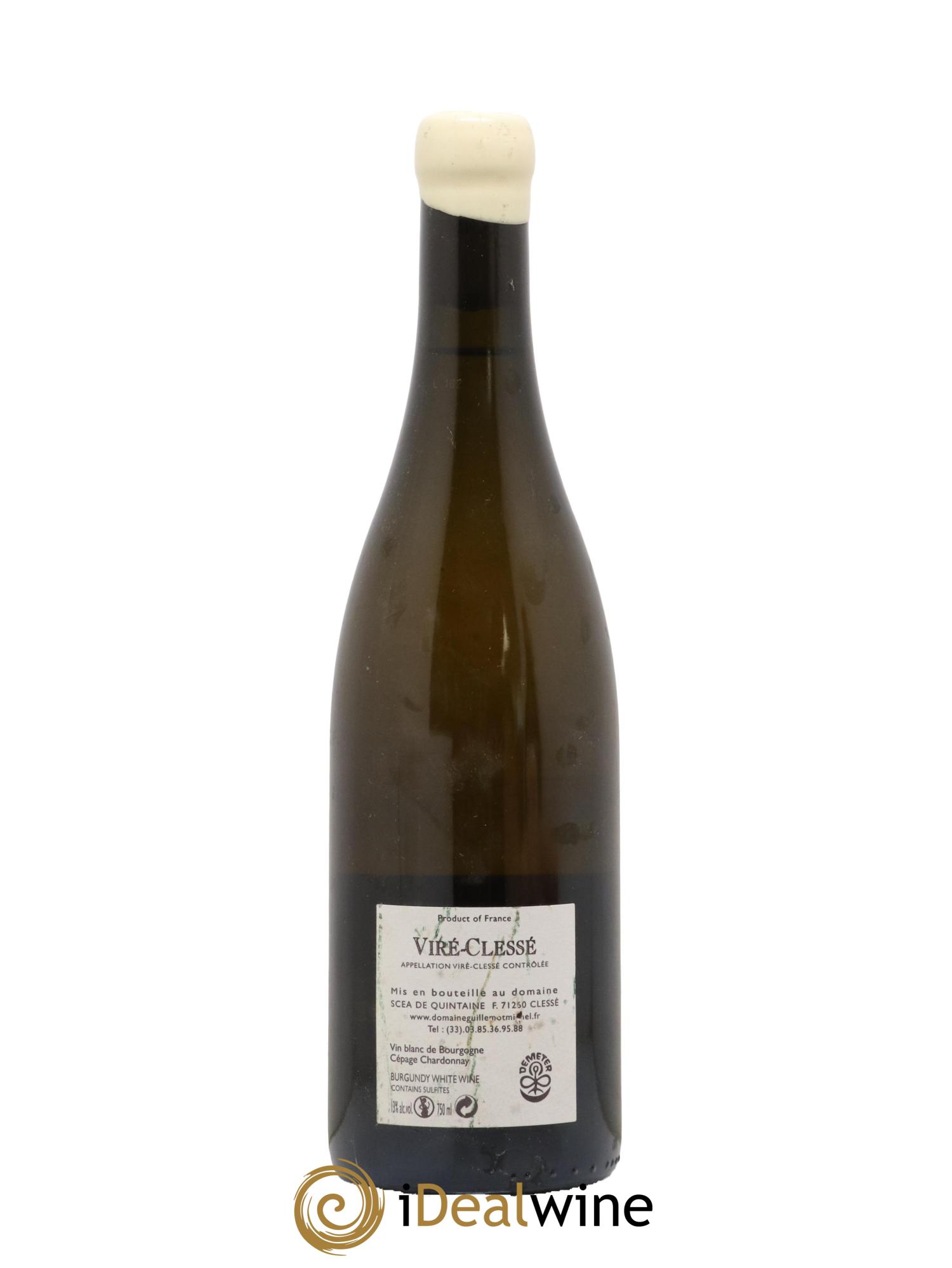 Viré-Clessé Charleston Domaine Guillemot Michel 2016 - Lot de 1 bouteille - 1