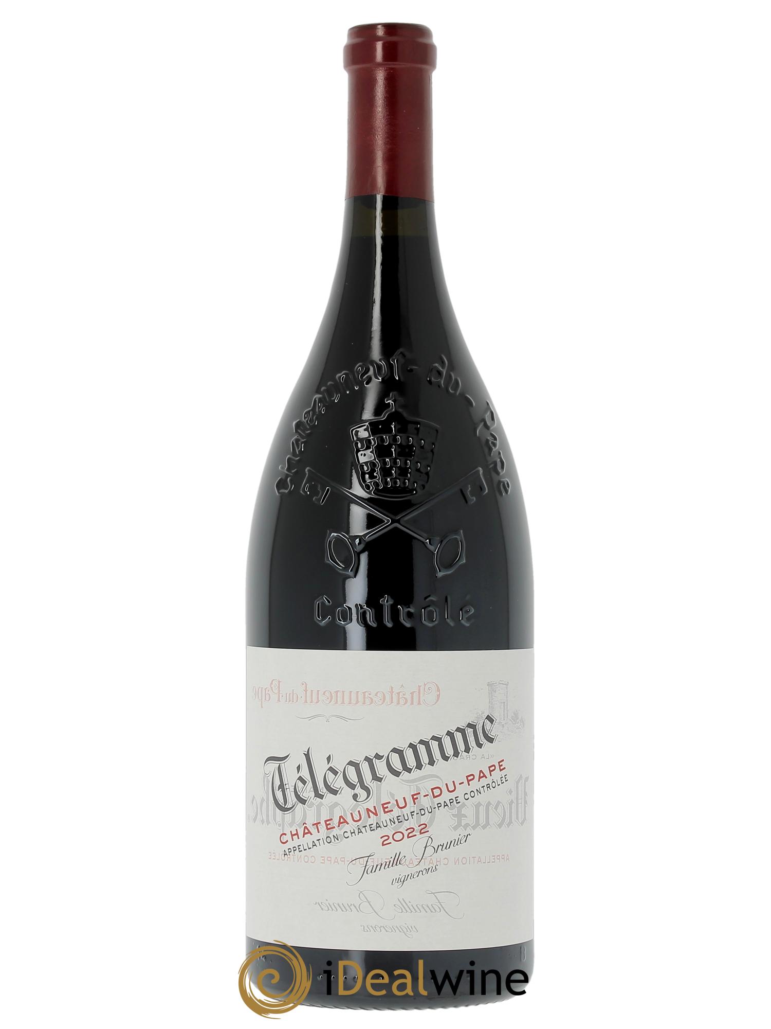 Châteauneuf-du-Pape Télégramme Vignobles Brunier 2022 - Lot de 1 magnum - 0