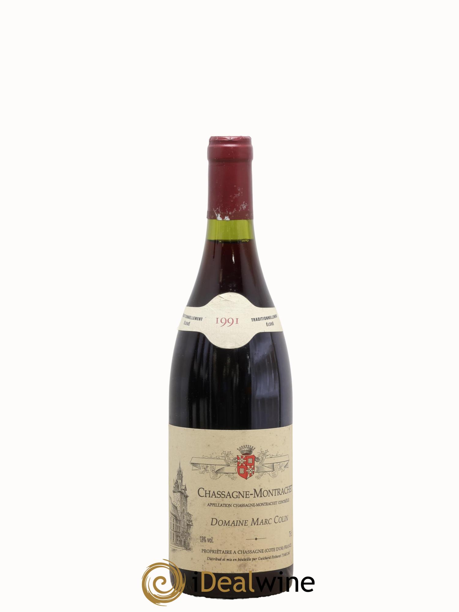 Chassagne-Montrachet Marc Colin Guichard Potheret 1991 - Lot de 1 bouteille - 0