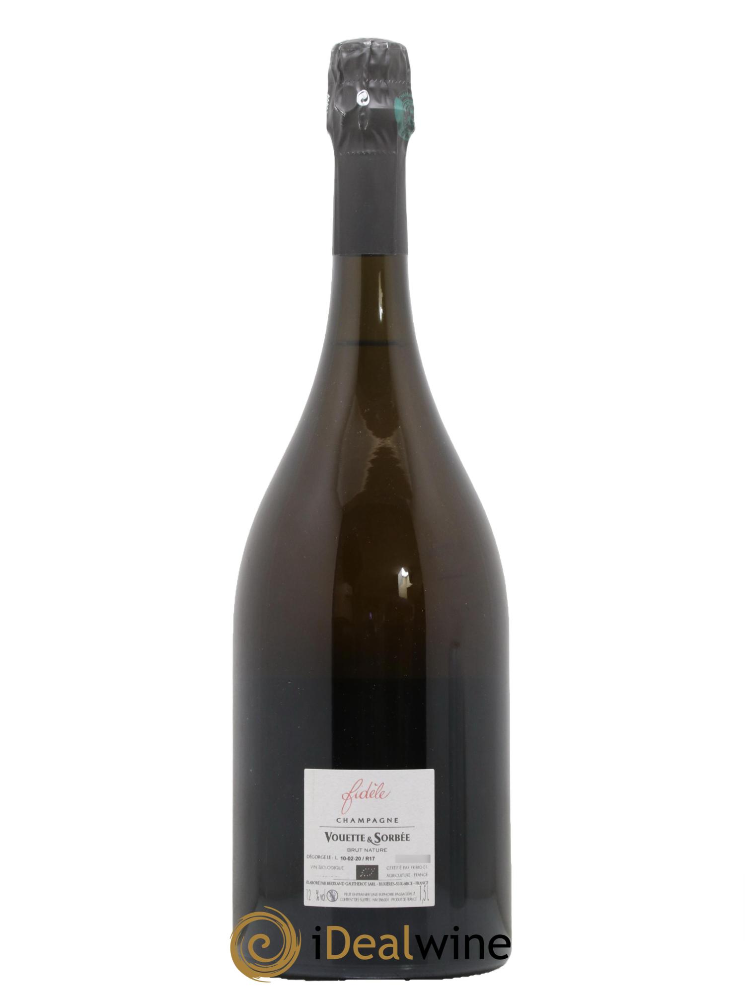 Fidèle Blanc de Noirs Vouette et Sorbée 2017 - Lot de 1 magnum - 1