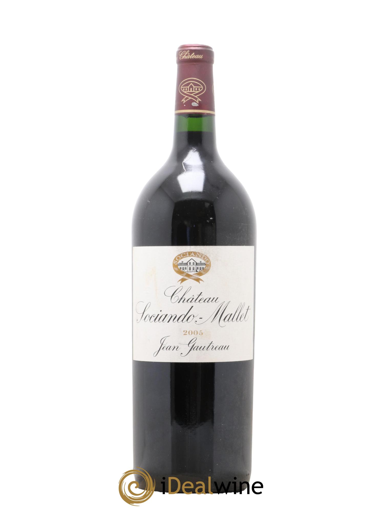 Château Sociando Mallet 2005 - Lot de 1 magnum - 0