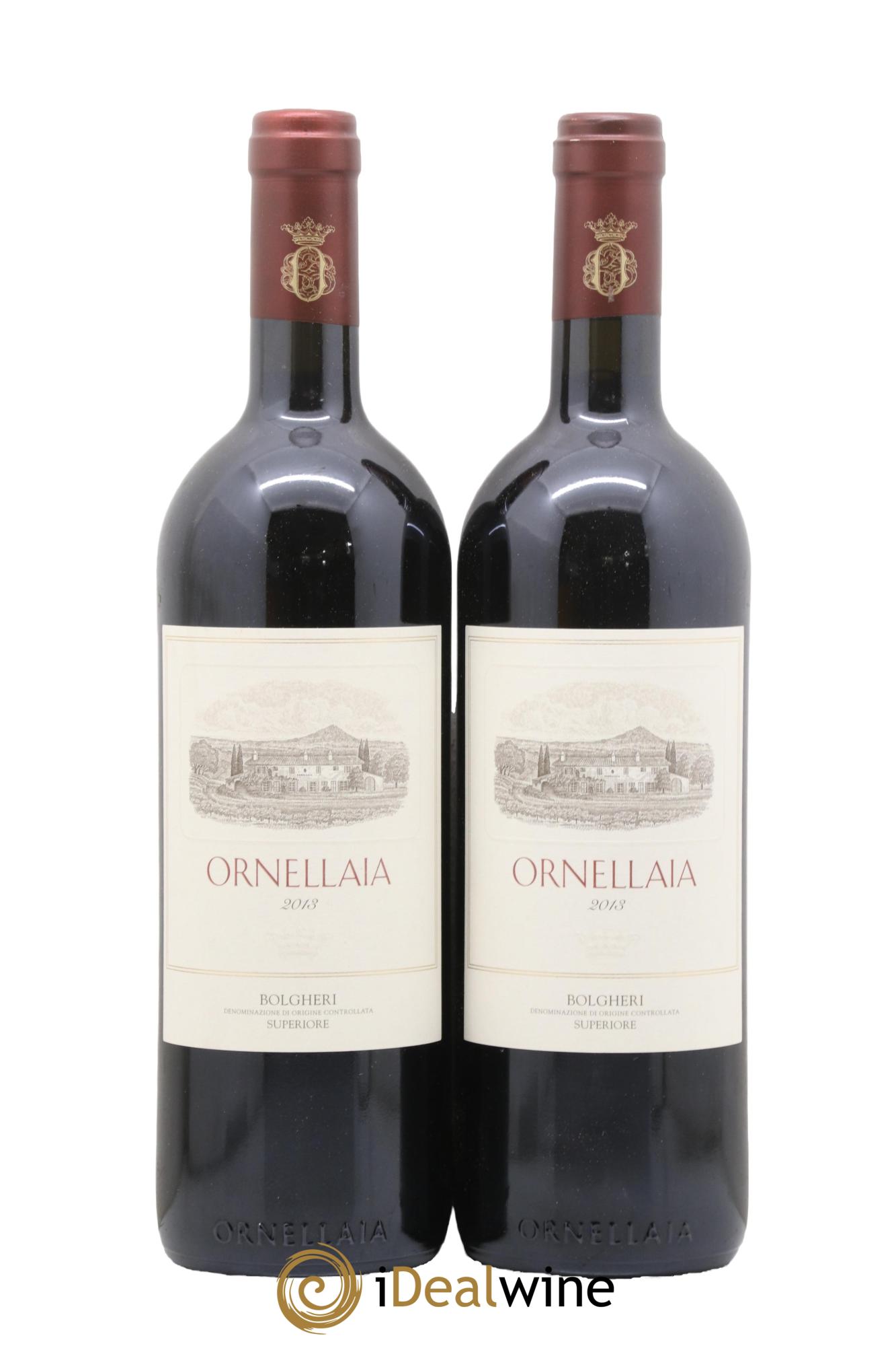 Bolgheri DOC Superiore Ornellaia Tenuta Dell'Ornellaia - Frescobaldi 2013 - Lot of 2 bottles - 0