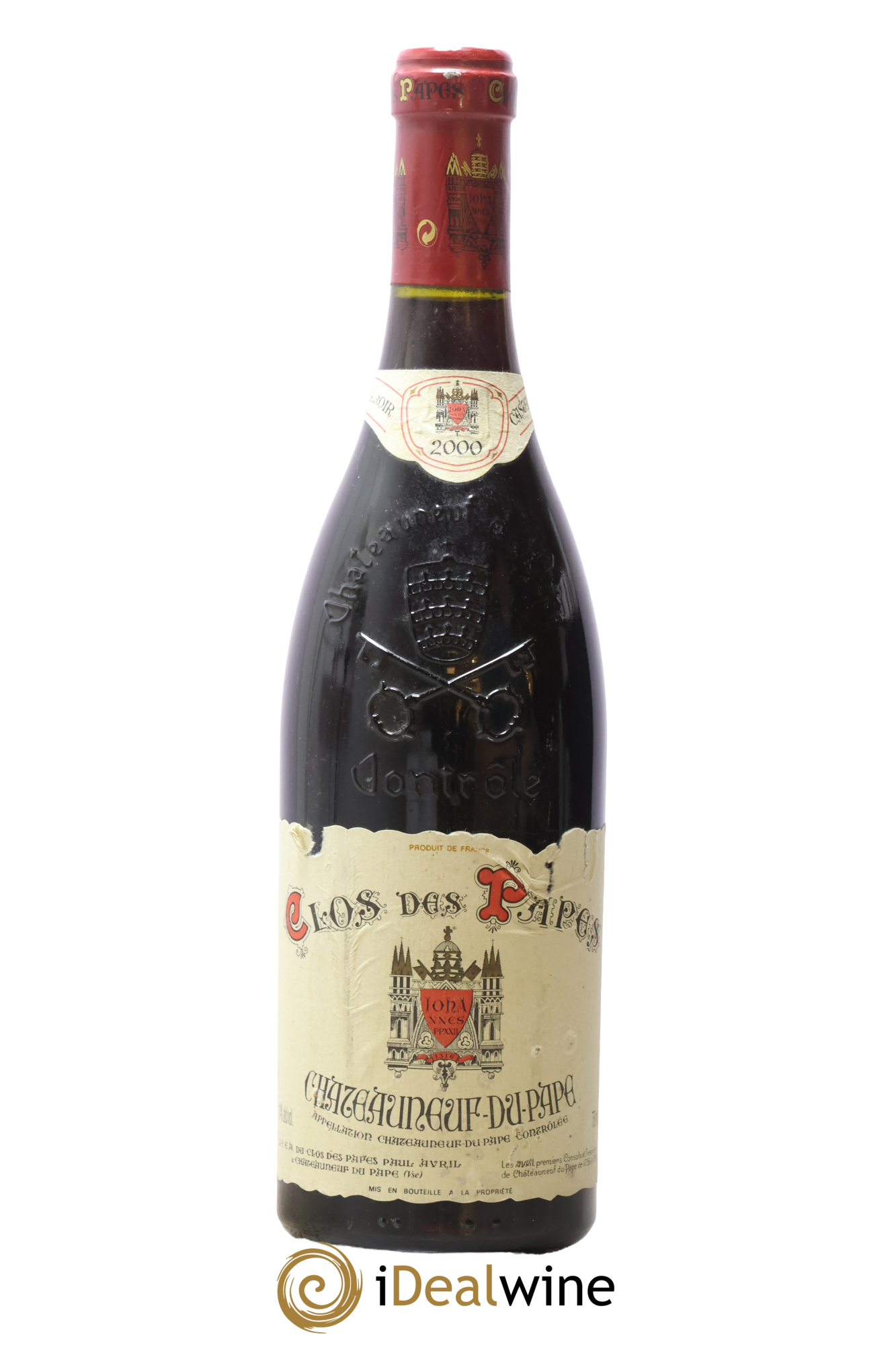 Châteauneuf-du-Pape Clos des Papes - Paul Avril 2000 - Lot de 1 bouteille - 0