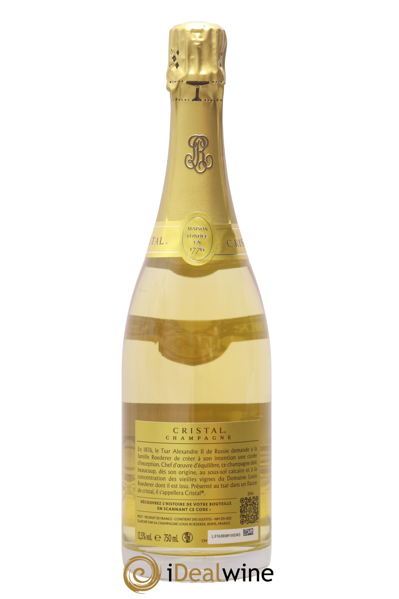 Cristal Louis Roederer 2016 - Posten von 1 Flasche - 1