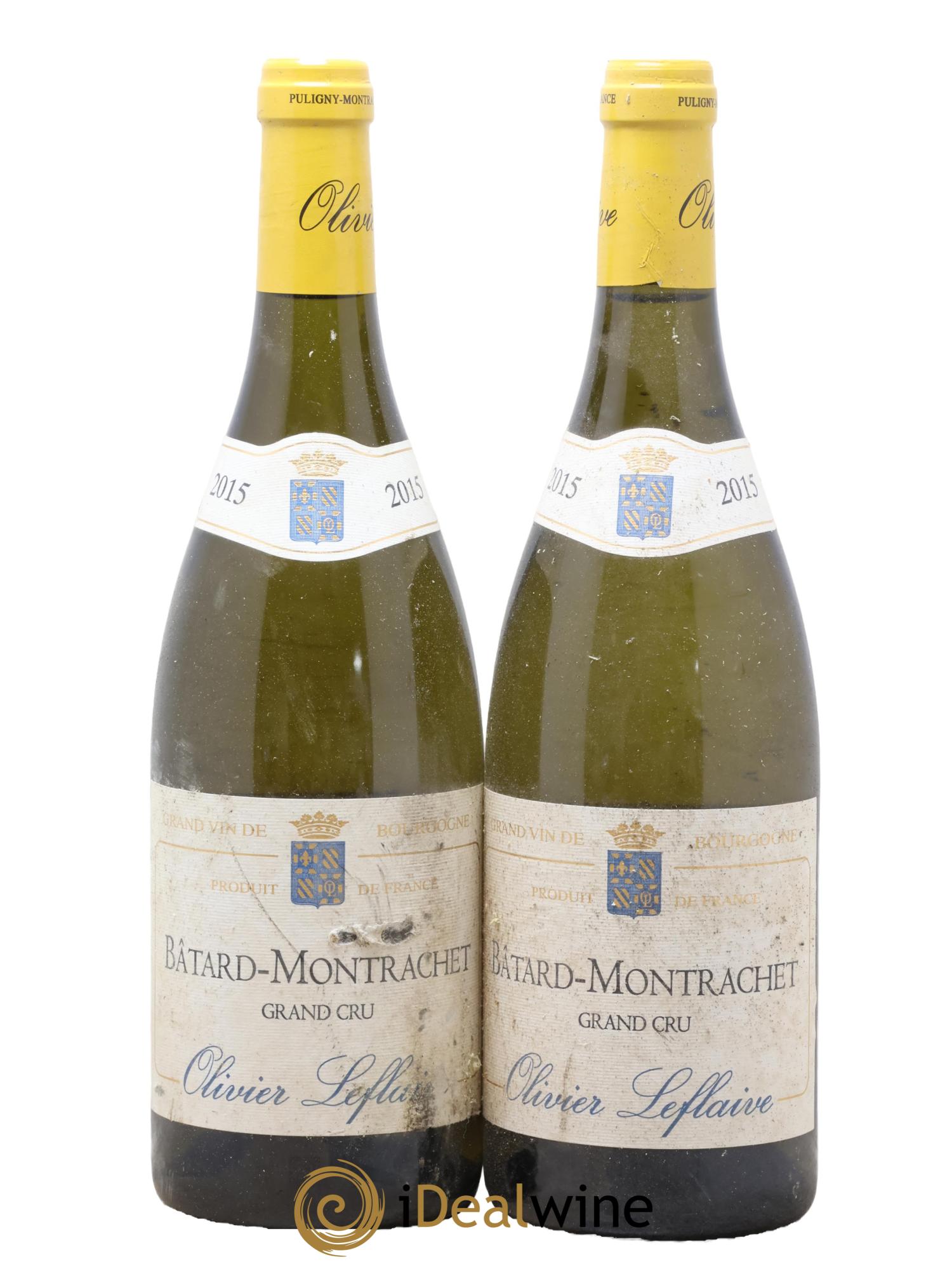 Bâtard-Montrachet Grand Cru Olivier Leflaive  2015 - Lotto di 2 bottiglie - 0