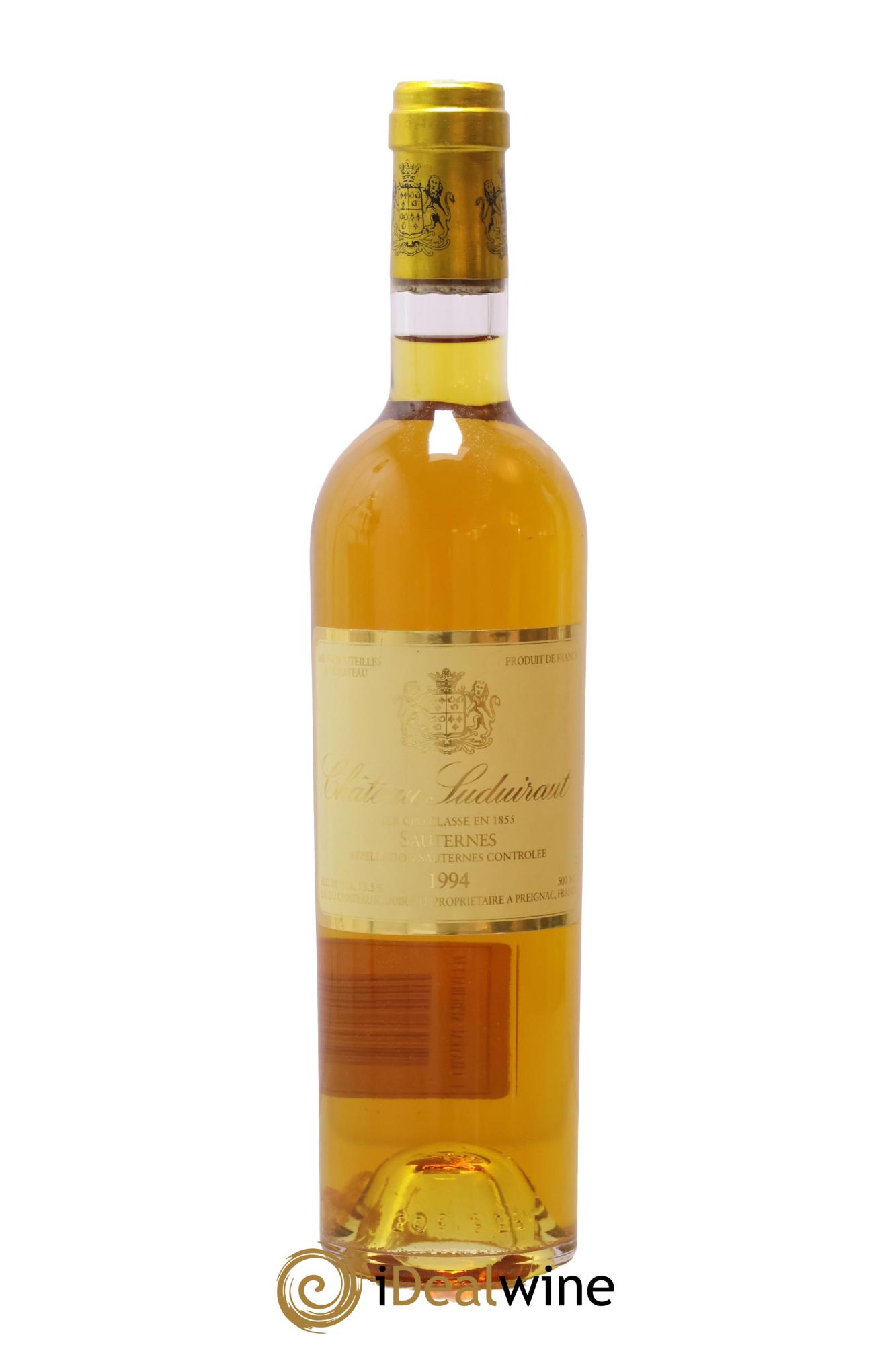 Château Suduiraut 1er Grand Cru Classé 1994 - Lot de 1 format 50cl - 0