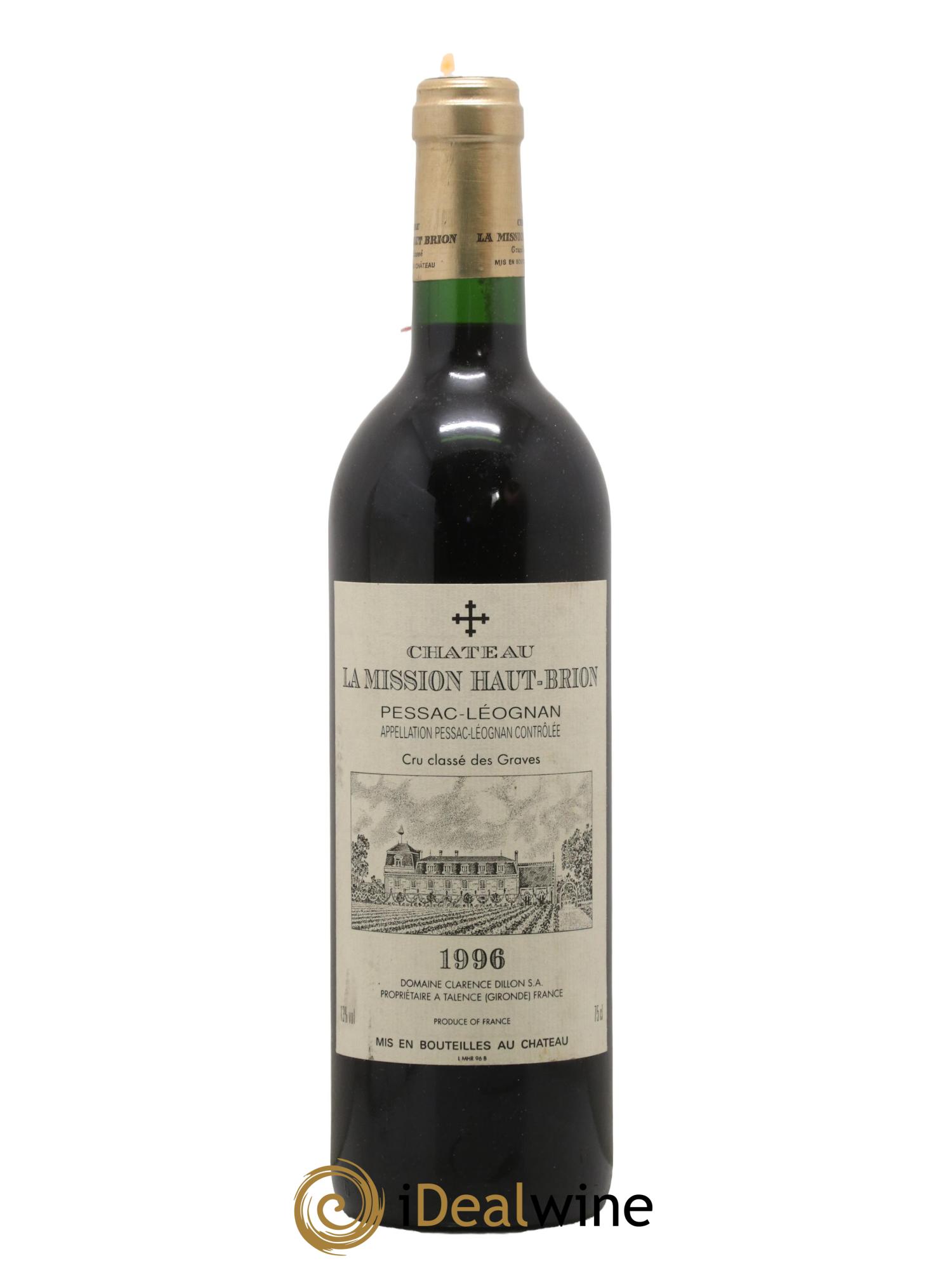 Château la Mission Haut-Brion Cru Classé de Graves 1996 - Lot of 1 bottle - 0
