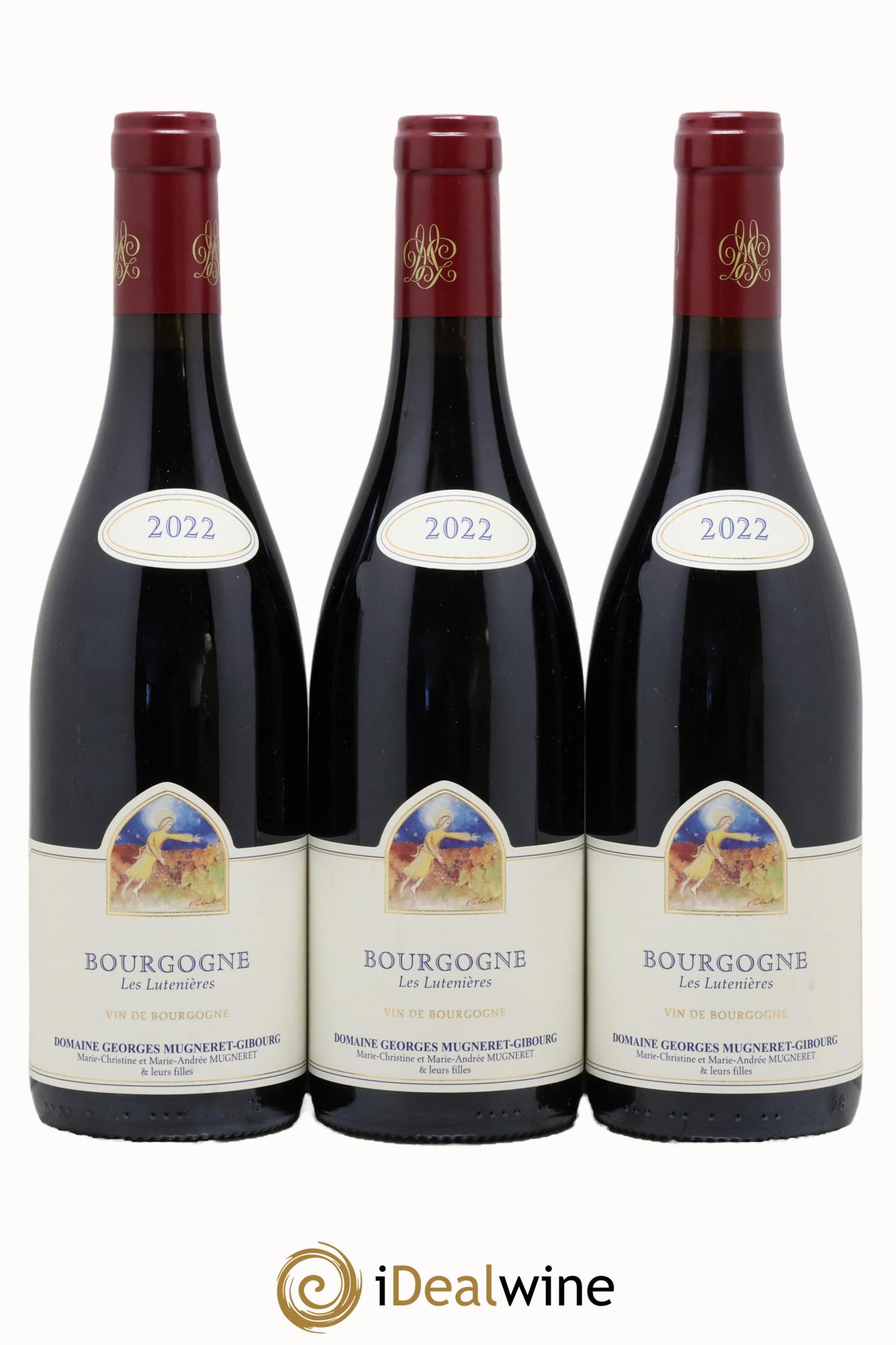 Bourgogne Les Lutenières Mugneret-Gibourg (Domaine) 2022 - Lot de 3 bouteilles - 0