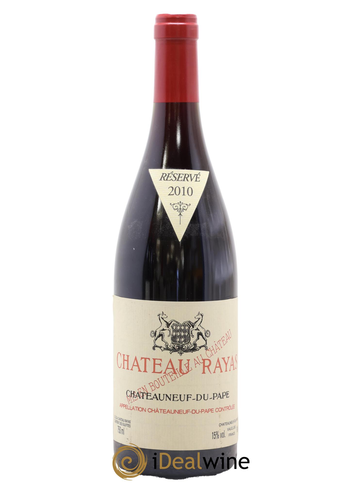 Châteauneuf-du-Pape Château Rayas Emmanuel Reynaud 2010 - Lot de 1 bouteille - 0