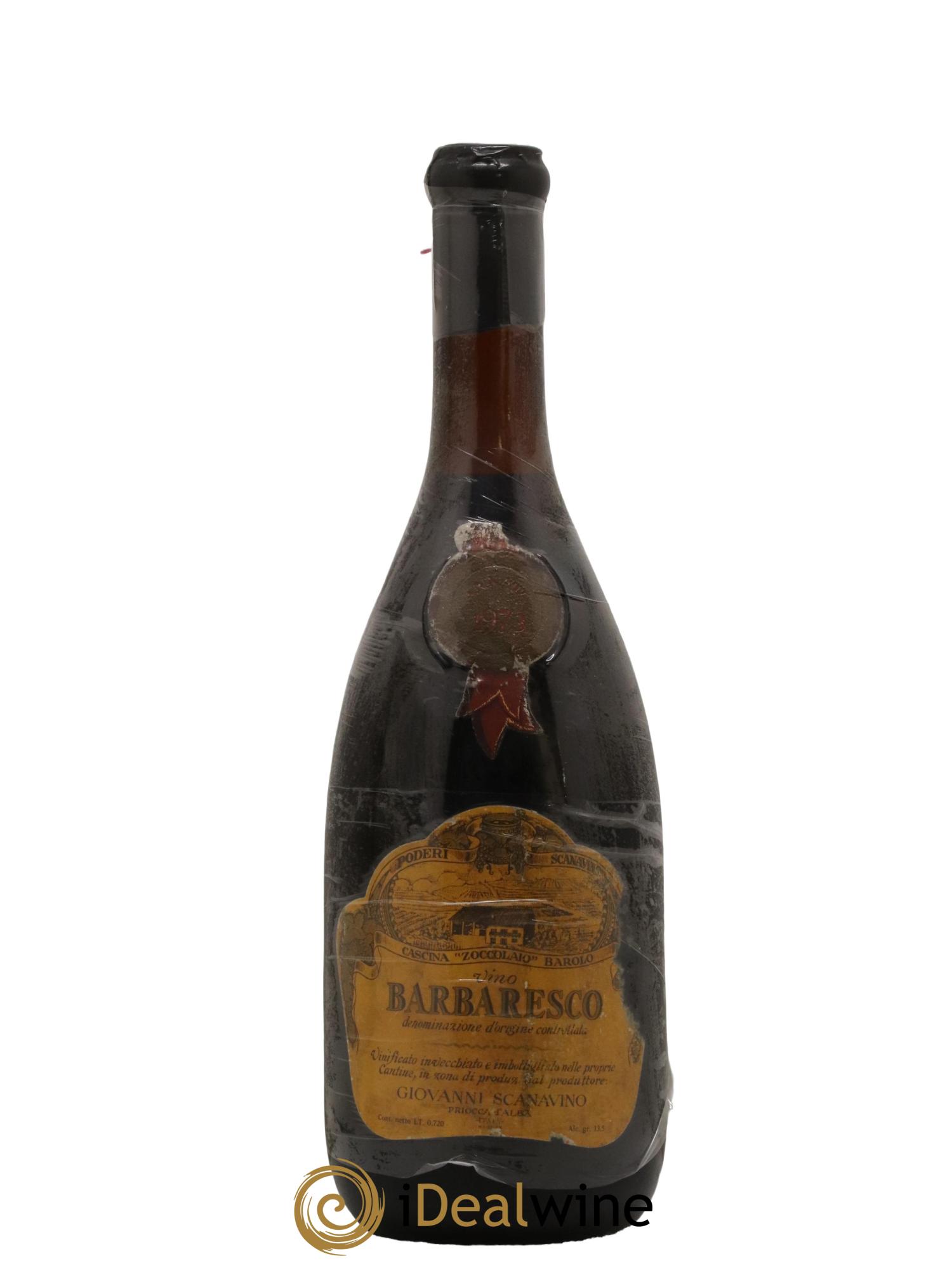 Barbaresco DOCG Cascina Dello Zoccolaio Riserva Giovanni Scanavino 1973 - Lot de 1 bouteille - 0