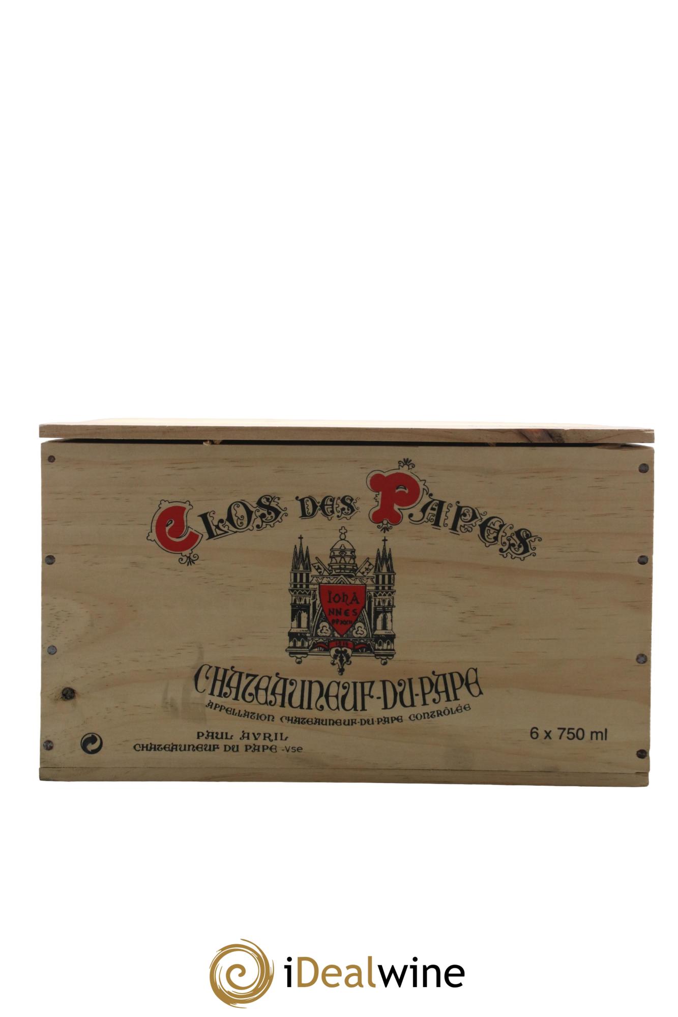 Châteauneuf-du-Pape Clos des Papes - Paul Avril 2012 - Lot de 6 bouteilles - 3