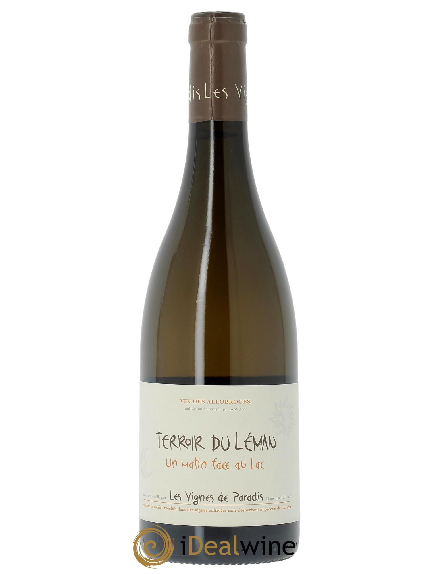 IGP Vin des Allobroges Terroir du Léman Un matin face au Lac Les Vignes de Paradis 2023 - Lot of 1 bottle - 0