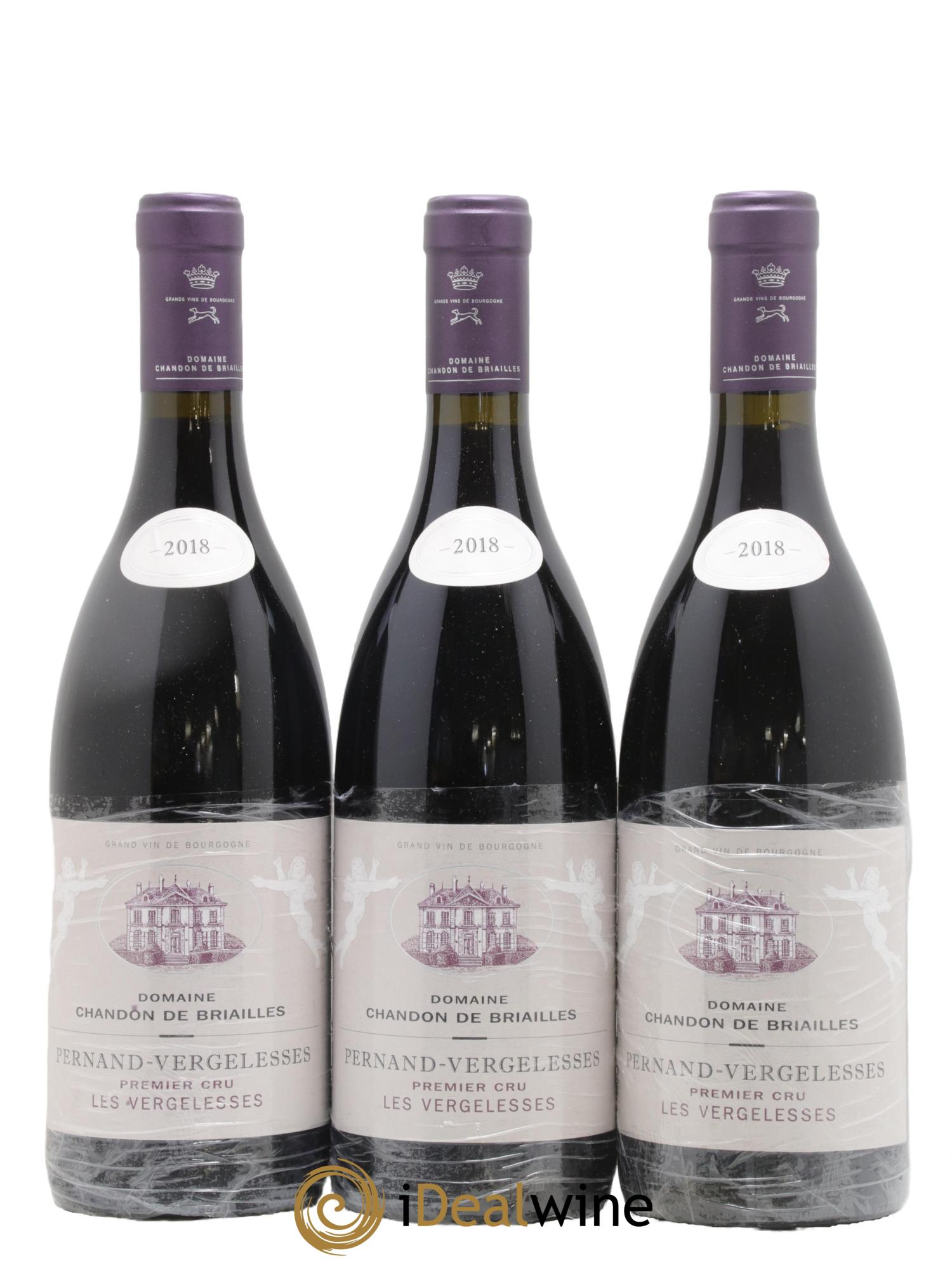 Pernand-Vergelesses 1er Cru Les Vergelesses Chandon de Briailles 2018 - Lotto di 3 bottiglie - 0