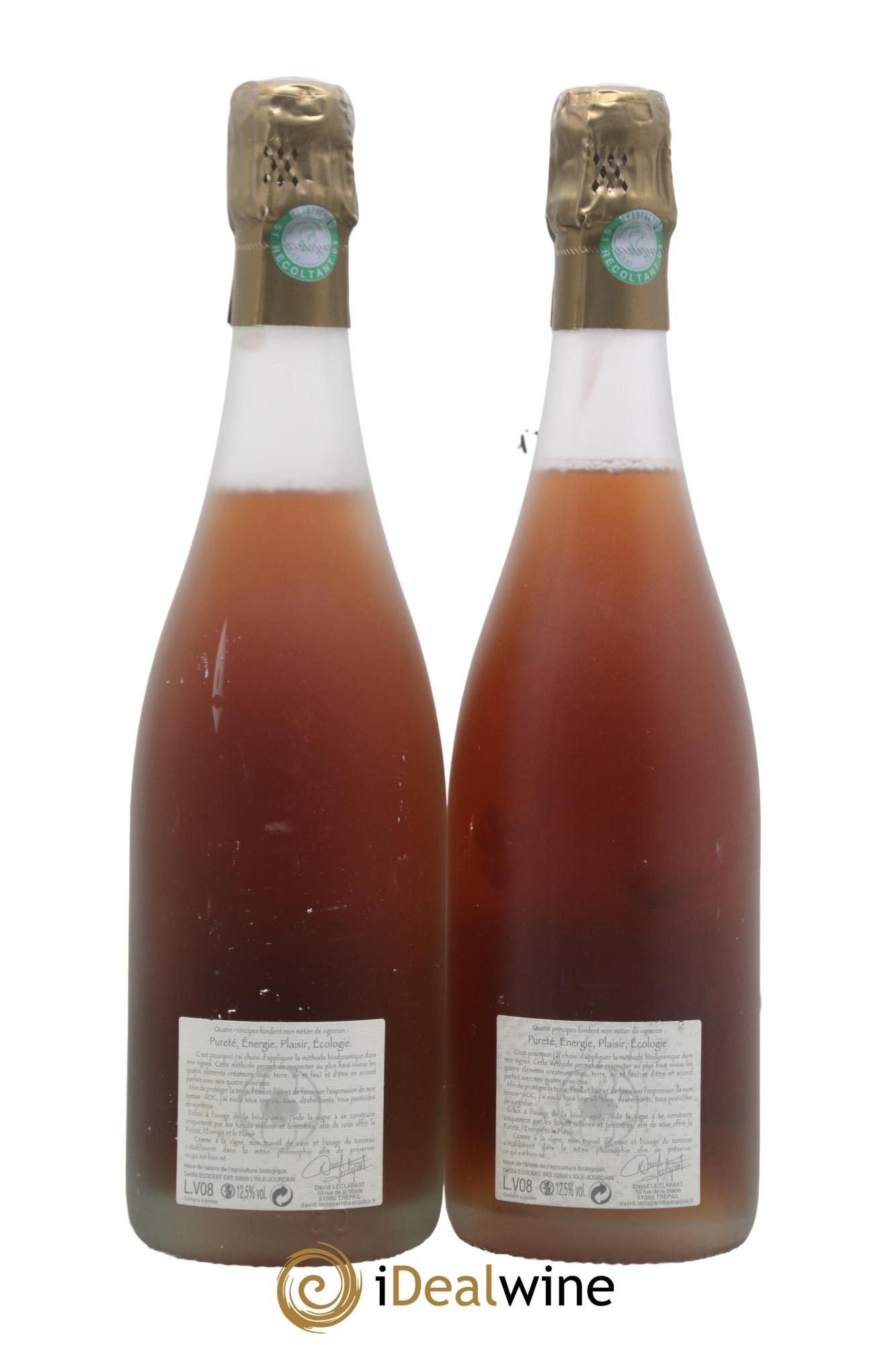 L'Alchimiste 1er Cru Extra-Brut David Leclapart 2008 - Lot of 2 bottles - 1