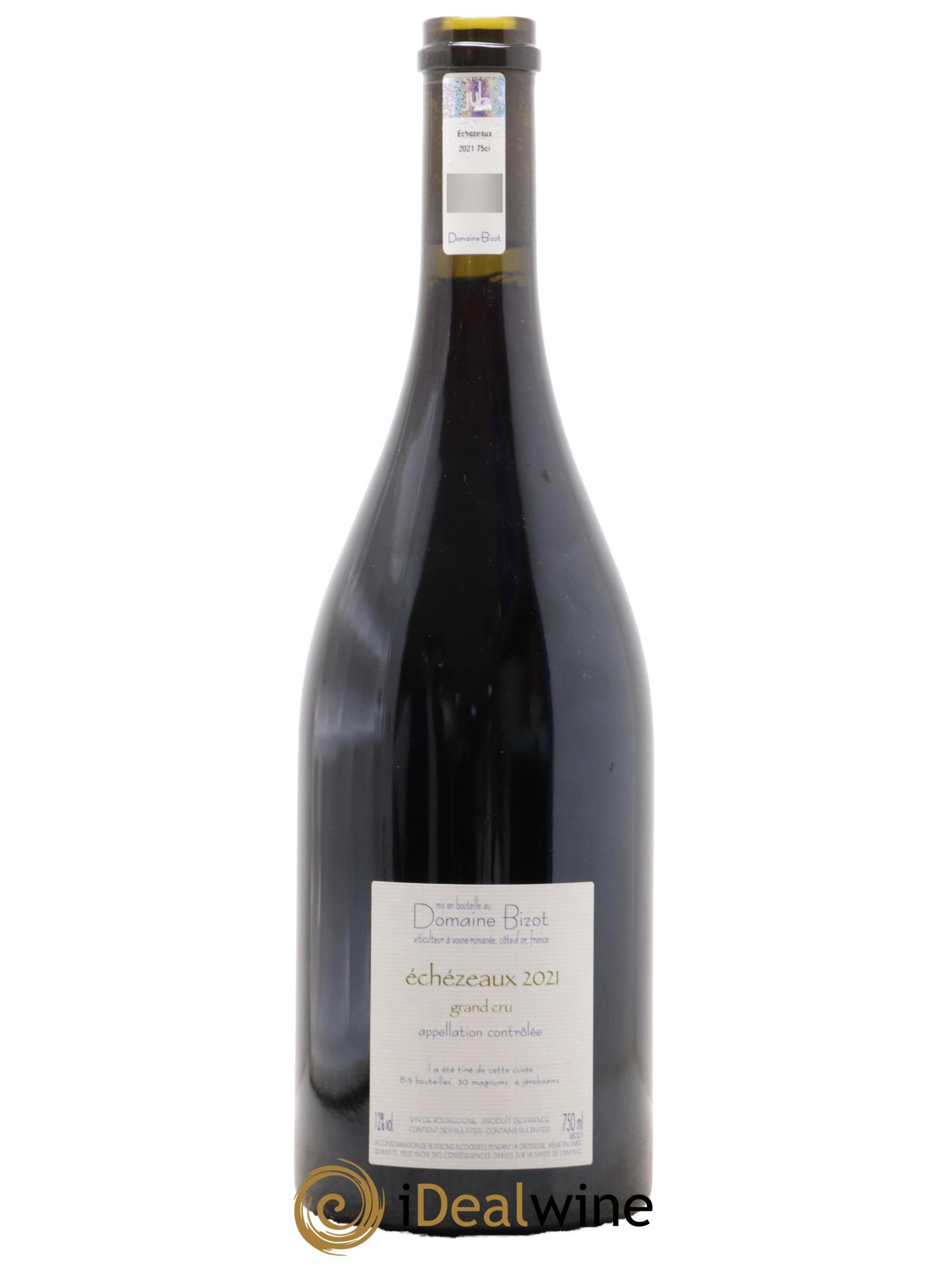 Echezeaux Grand Cru Bizot (Domaine) 2021 - Lot de 1 bouteille - 1