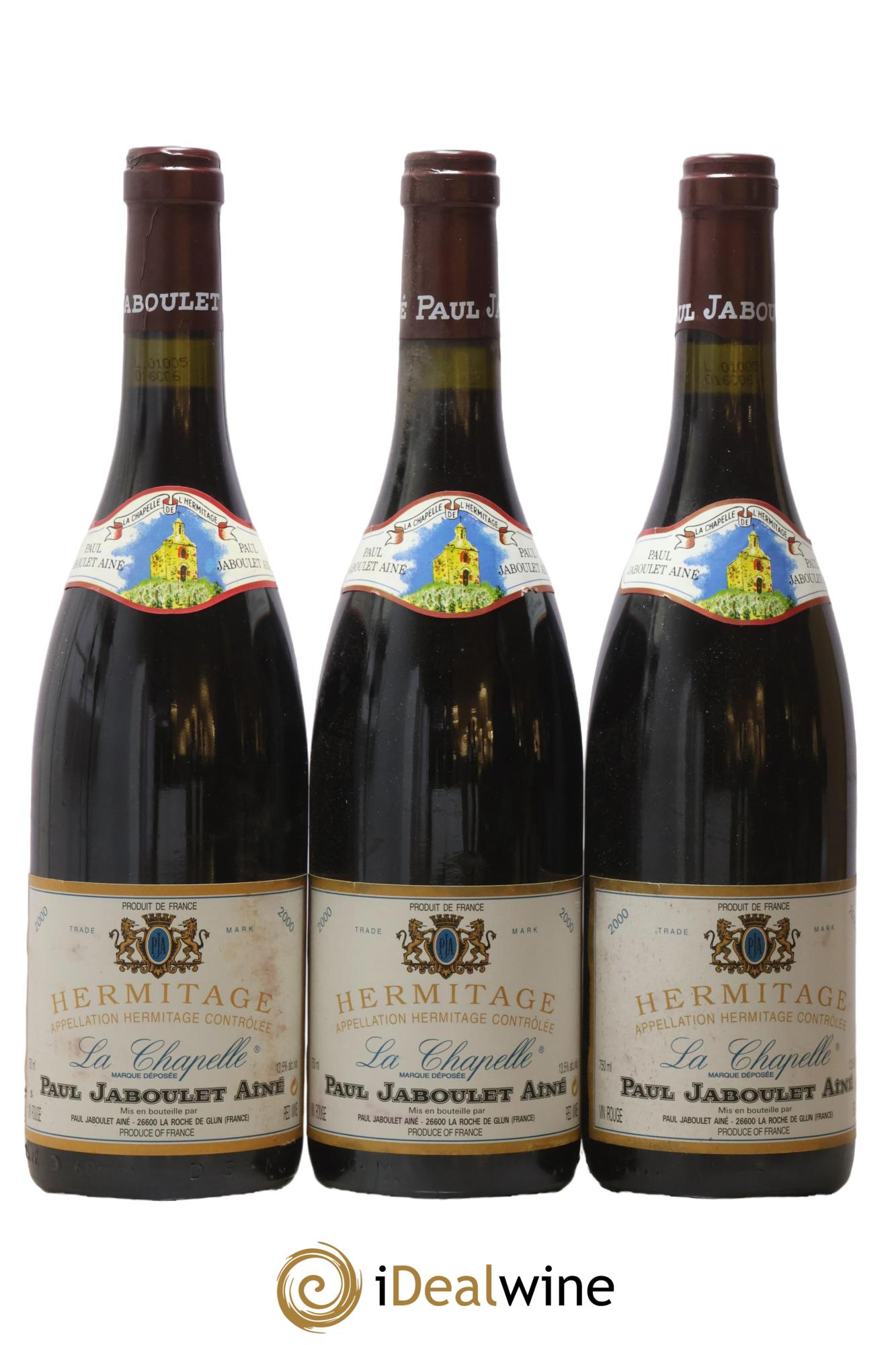 Hermitage La Chapelle Paul Jaboulet Ainé 2000 - Lotto di 6 bottiglie - 1