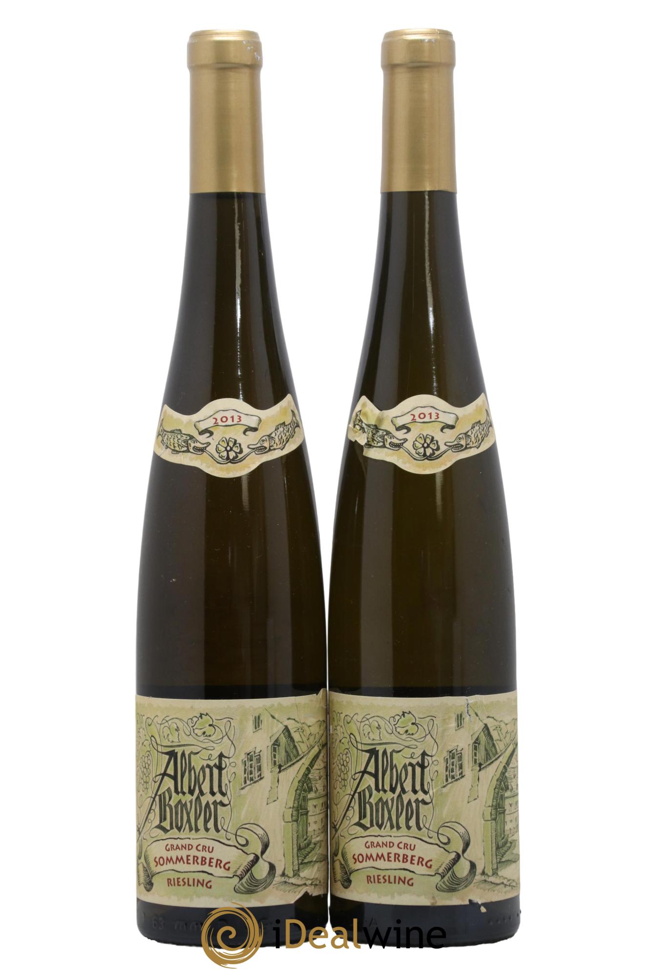 Alsace Riesling Grand Cru Sommerberg E Albert Boxler 2013 - Lot de 2 bouteilles - 0