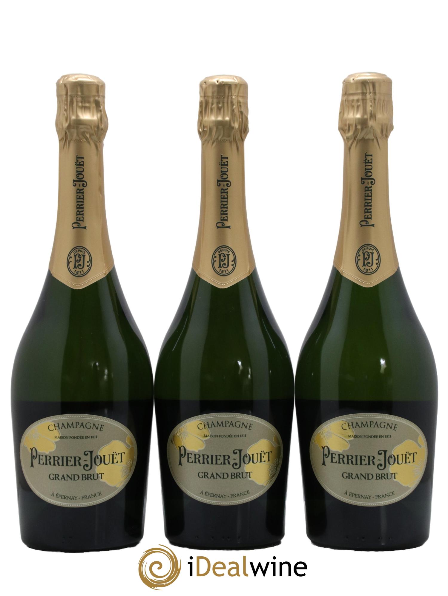 Grand Brut Perrier-Jouët - Lot de 3 bouteilles - 0