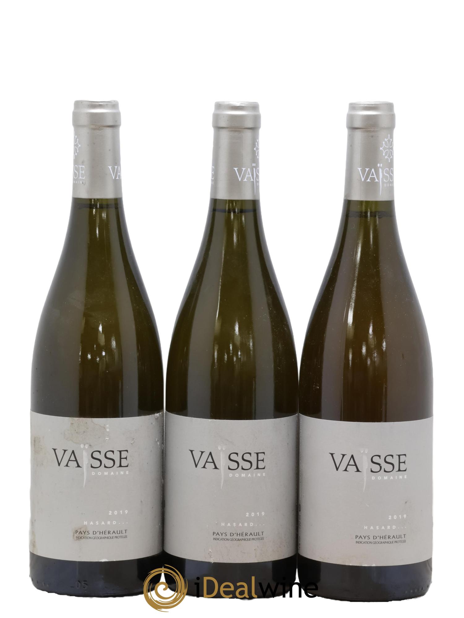 Pays d'Hérault Hasard Vaisse (Domaine) 2019 - Lot de 3 bouteilles - 0