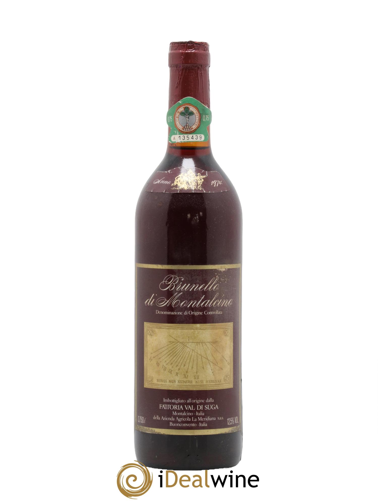 Brunello di Montalcino Val di Suga 1974 - Lot de 1 bouteille - 0