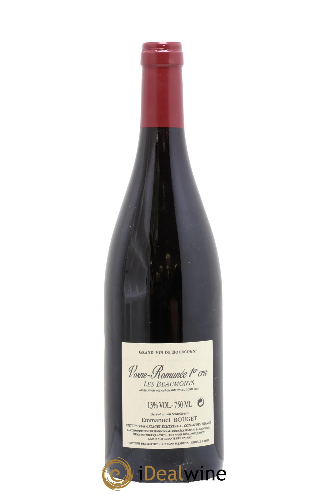 Vosne-Romanée 1er Cru Les Beaumonts Emmanuel Rouget 2011 - Lot de 1 bouteille - 1