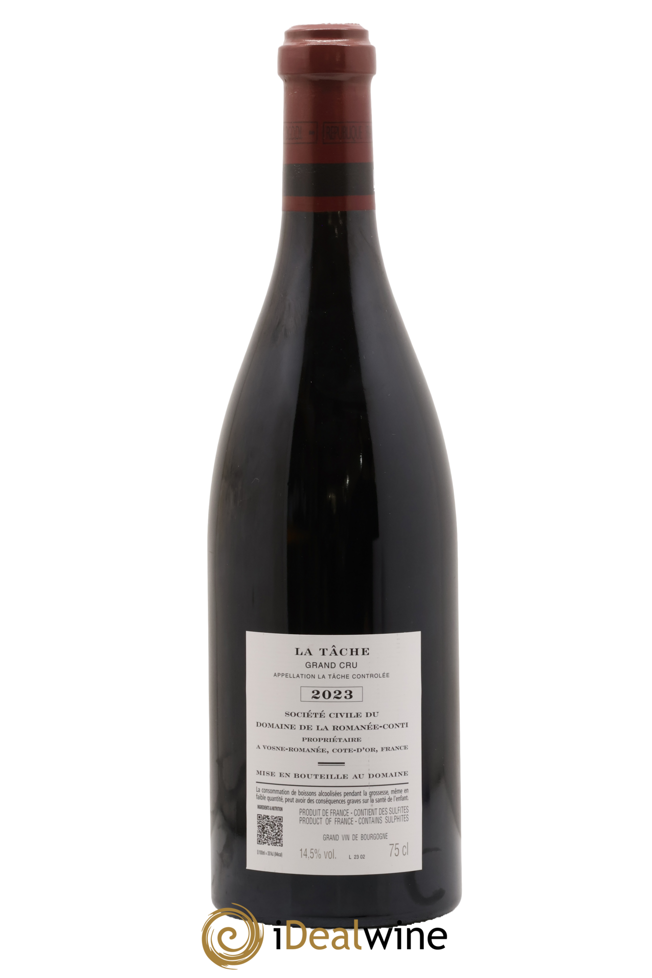 La Tâche Grand Cru Domaine de la Romanée-Conti 2023 - Lot of 1 bottle - 1