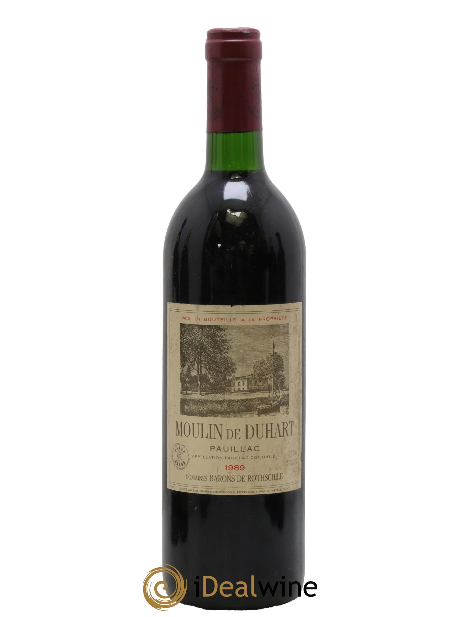 Moulin de Duhart Second Vin 1989 - Lot of 1 bottle - 0