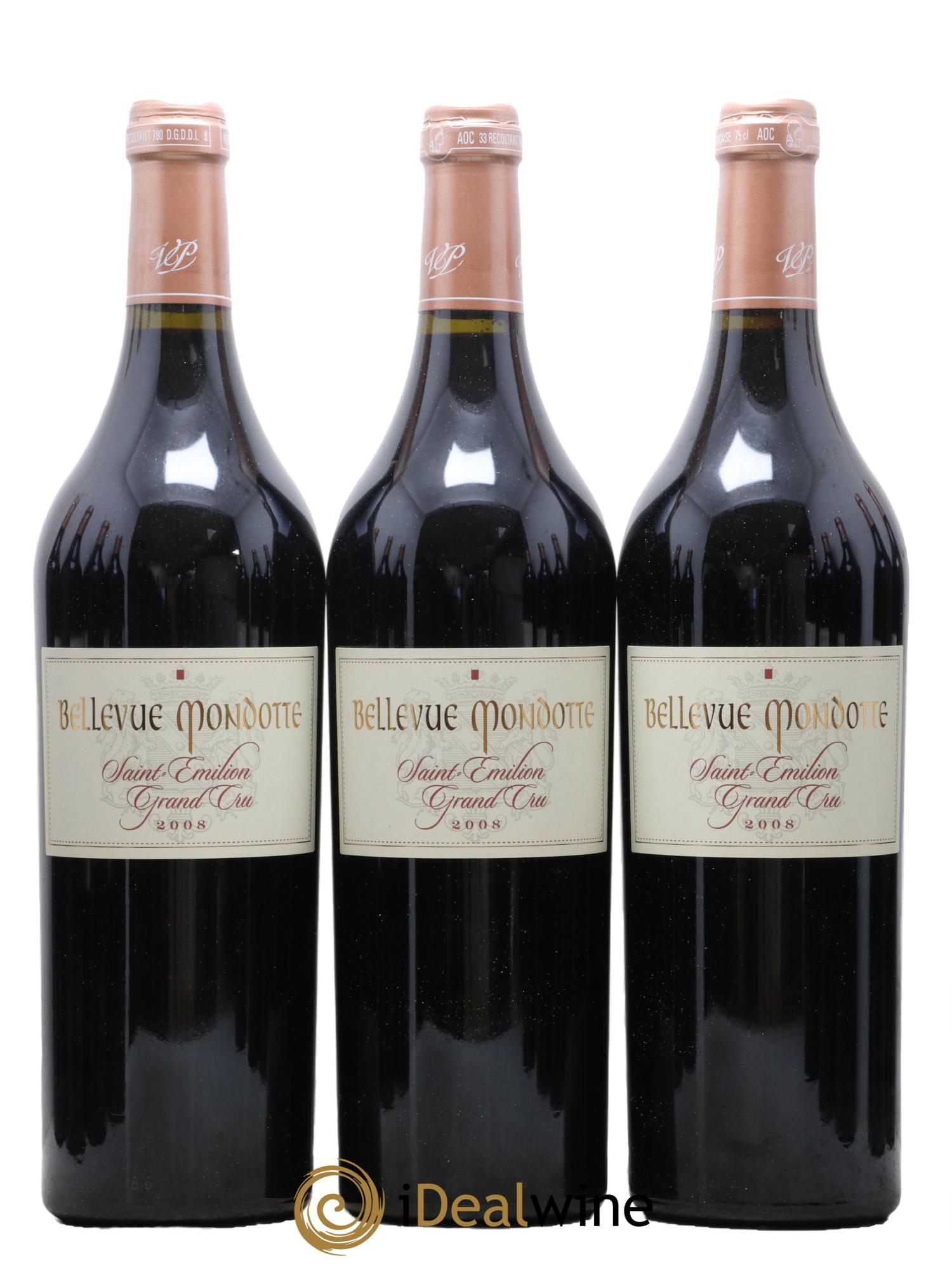 Château Bellevue Mondotte 2008 - Lot de 12 bouteilles - 2