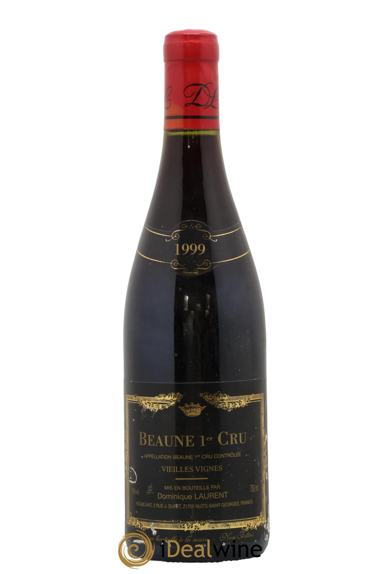 Beaune 1er Cru Vieilles Vignes Dominique Laurent 1999 - Lotto di 1 bottiglia - 0