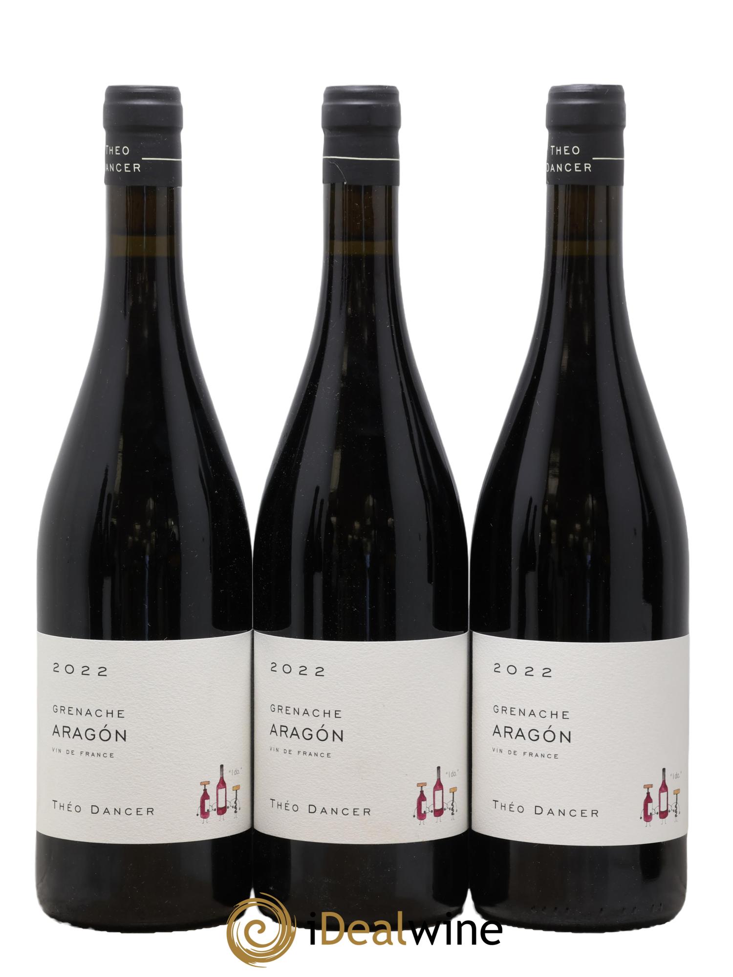 Vin de France Aragon Grenache Théo Dancer 2022 - Posten von 3 Flaschen - 0