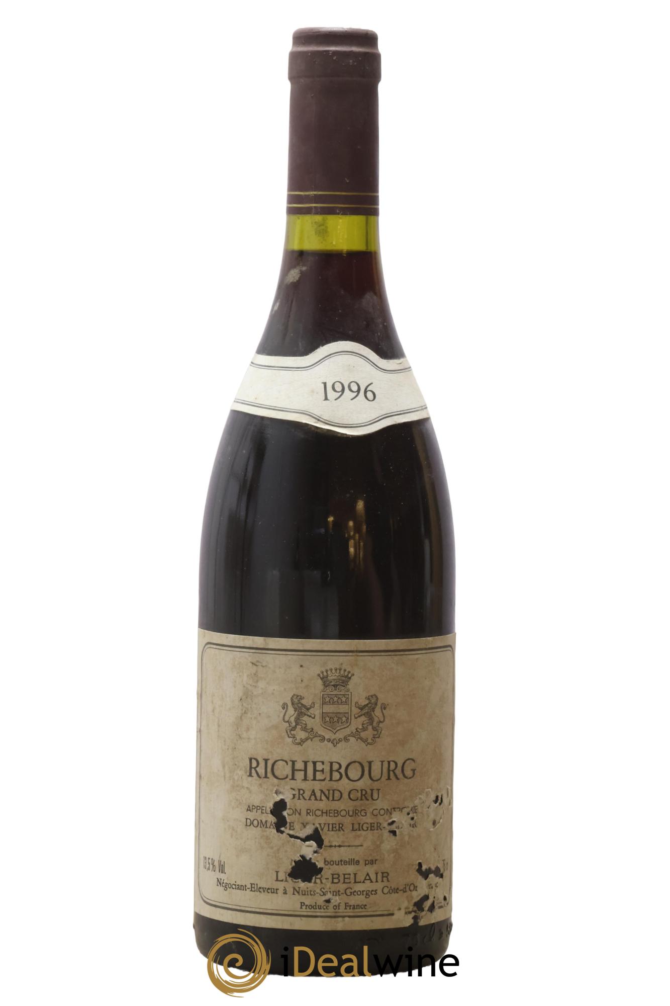 Richebourg Grand Cru Xavier Liger-Belair 1996 - Lot de 1 bouteille - 1