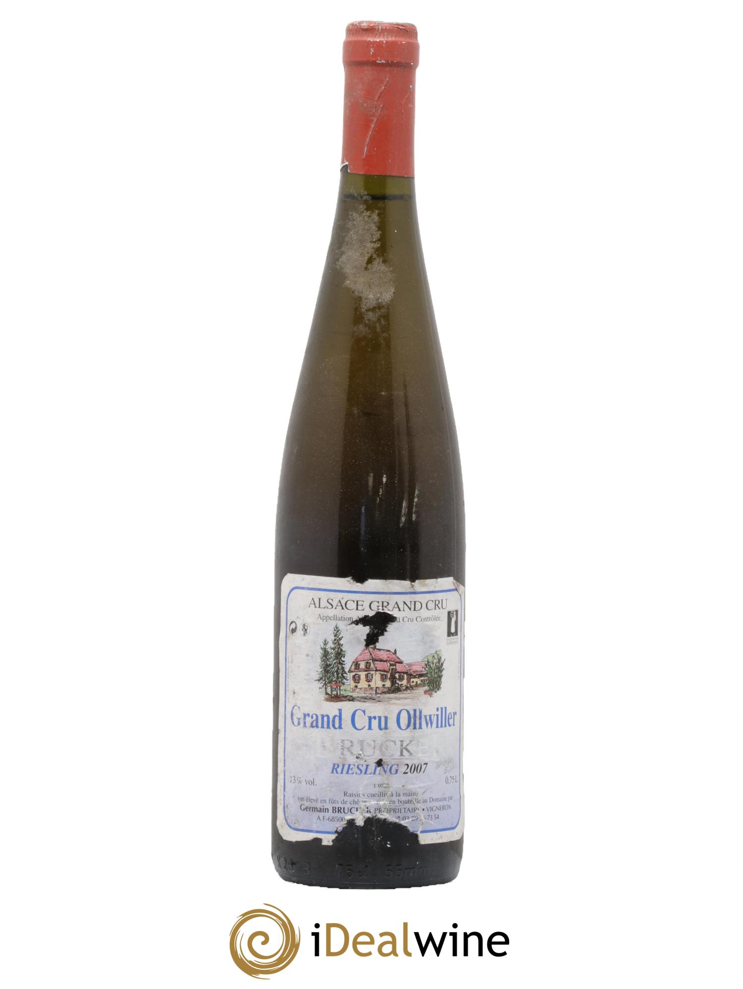 Alsace Riesling Grand Cru Ollwiller Brucker 2007 - Lot de 1 bouteille - 0