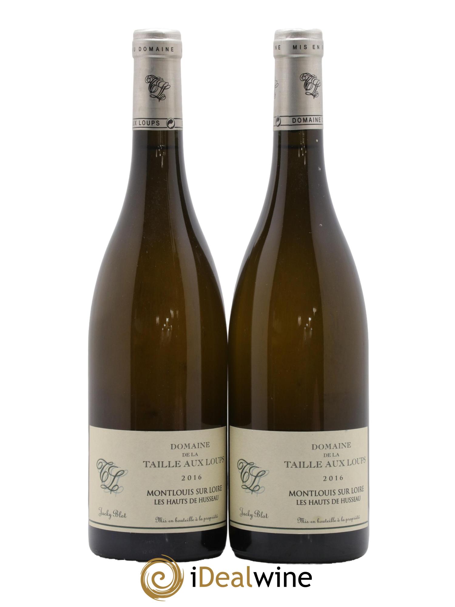 Montlouis-sur-Loire Les Hauts de Husseau La Taille aux Loups - Jacky Blot 2016 - Lot de 2 bouteilles - 0