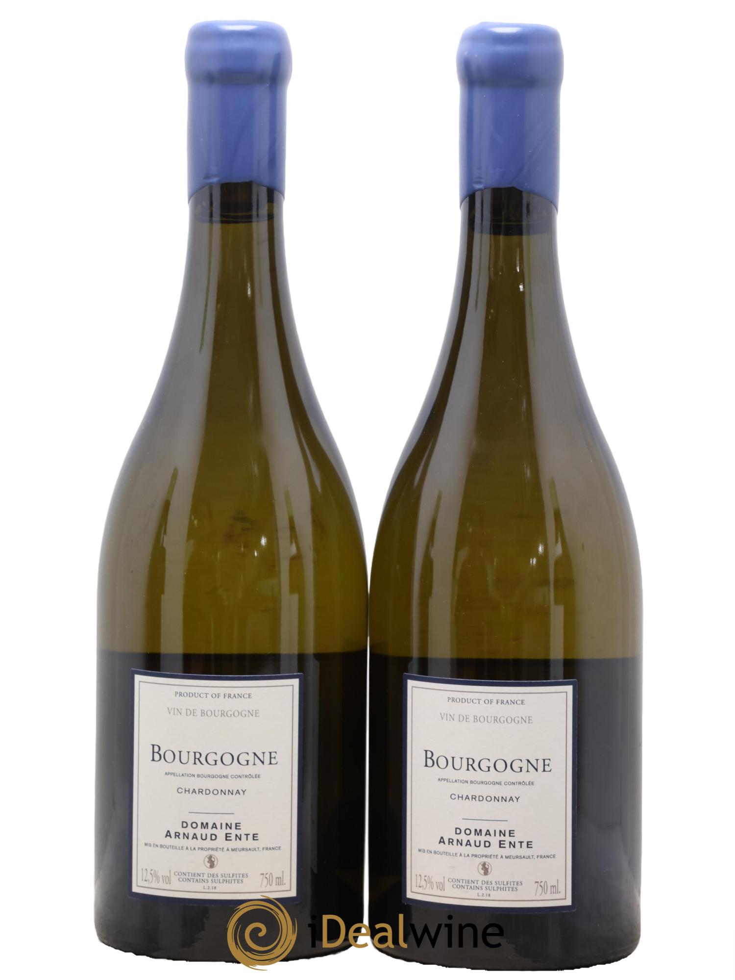 Bourgogne Chardonnay Arnaud Ente 2018 - Lot of 2 bottles - 1